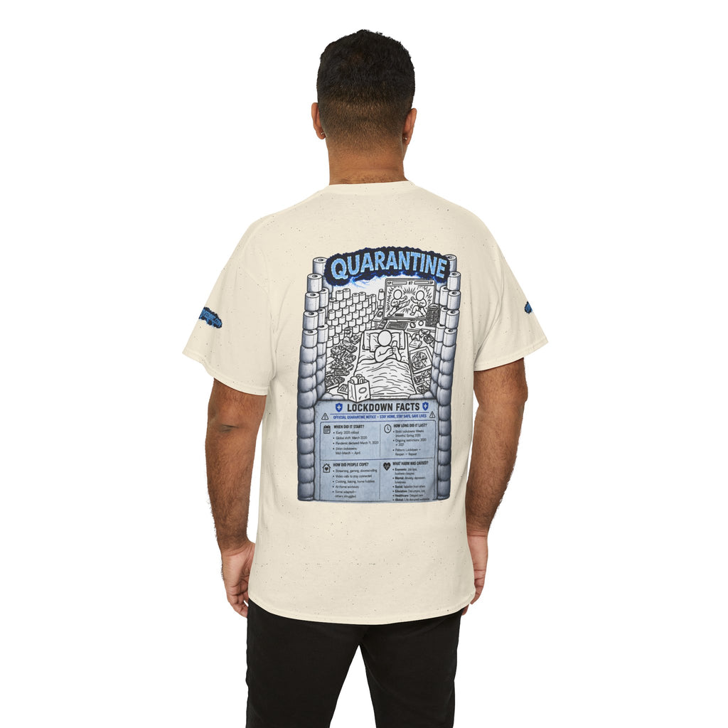 I Survived 2020 — LOCKDOWN S3:E1: Director's Cut Special Edition "Quarantine" Unisex Heavy Cotton Tee