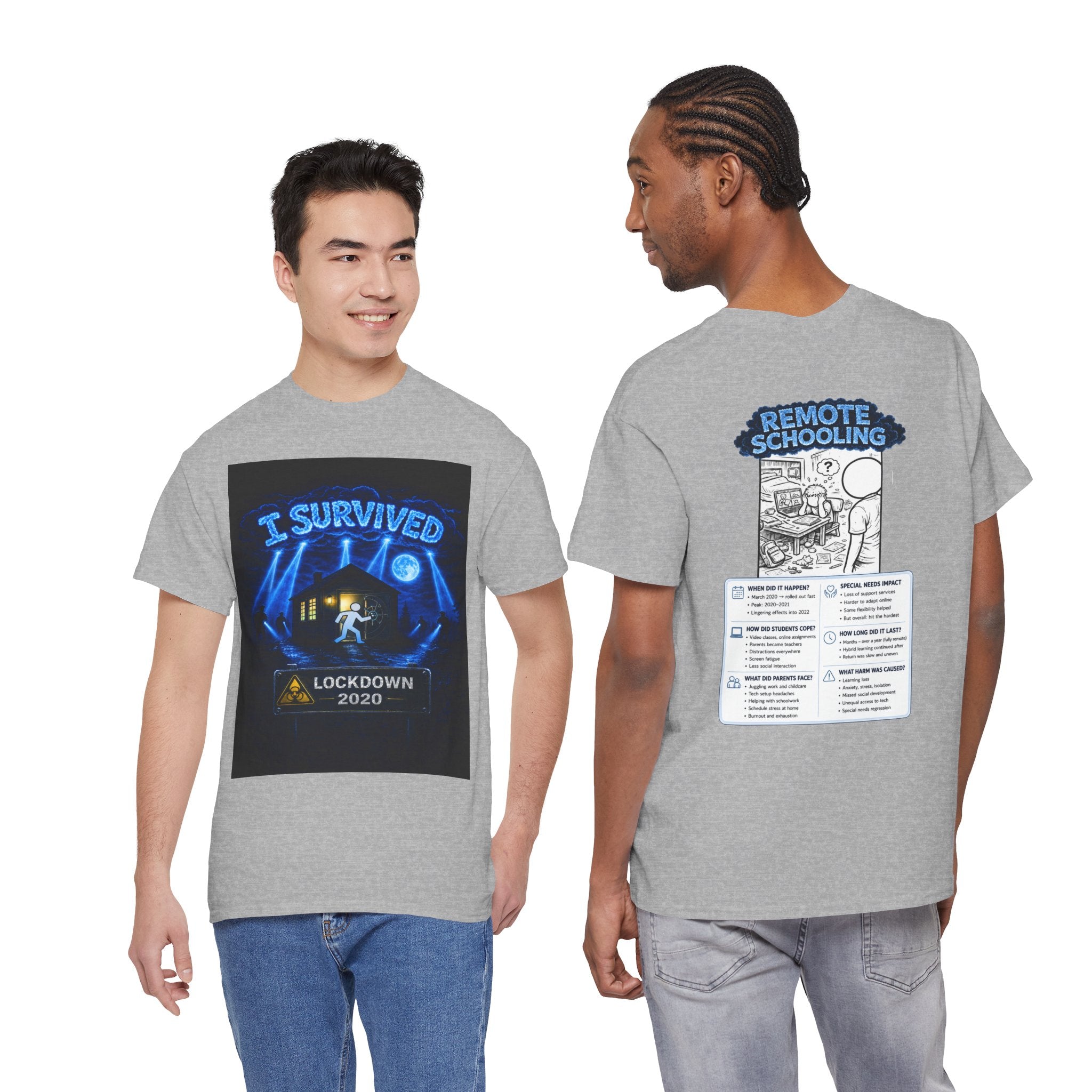 I Survived 2020 — LOCKDOWN S3:E3: "Remote Schooling" Documentary Tee