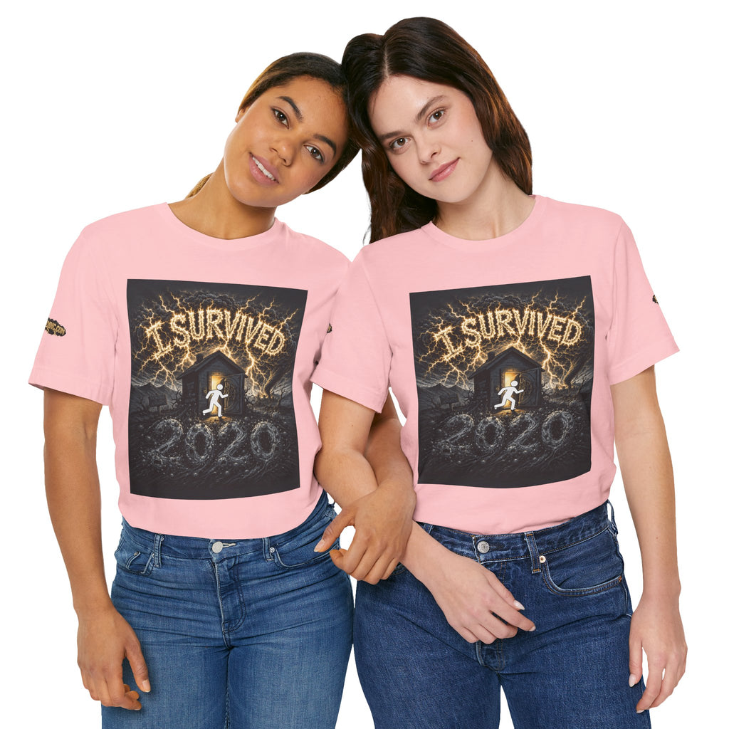 I Survived 2020 — Original Design Teaser Tee | Season 1 Premiere Drop Unisex Jersey Short Sleeve Tee