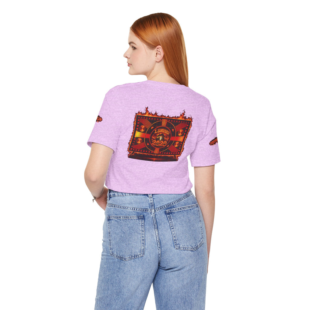 I Survived 2020 — "Please Stand By" Test Pattern Tee Wildfire Signal Special Edition Summer Premiere Unisex Jersey Short Sleeve Tee