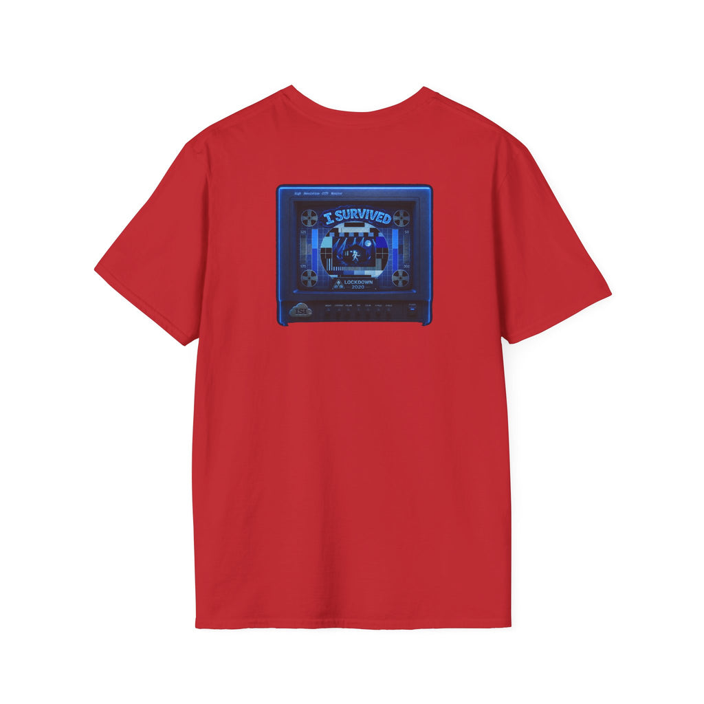 I Survived 2020 — "Please Stand By" Test Pattern Tee Lockdown Edition Summer Exclusive Unisex Softstyle T-Shirt