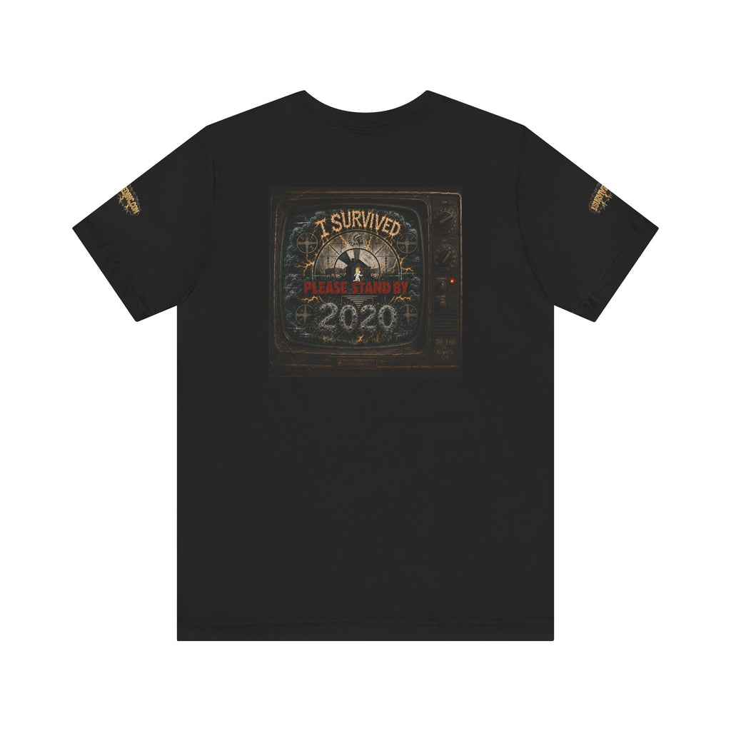 I Survived 2020 — "Please Stand By" Test Pattern Tee Special Edition Summer Premier Unisex Jersey Short Sleeve Tee