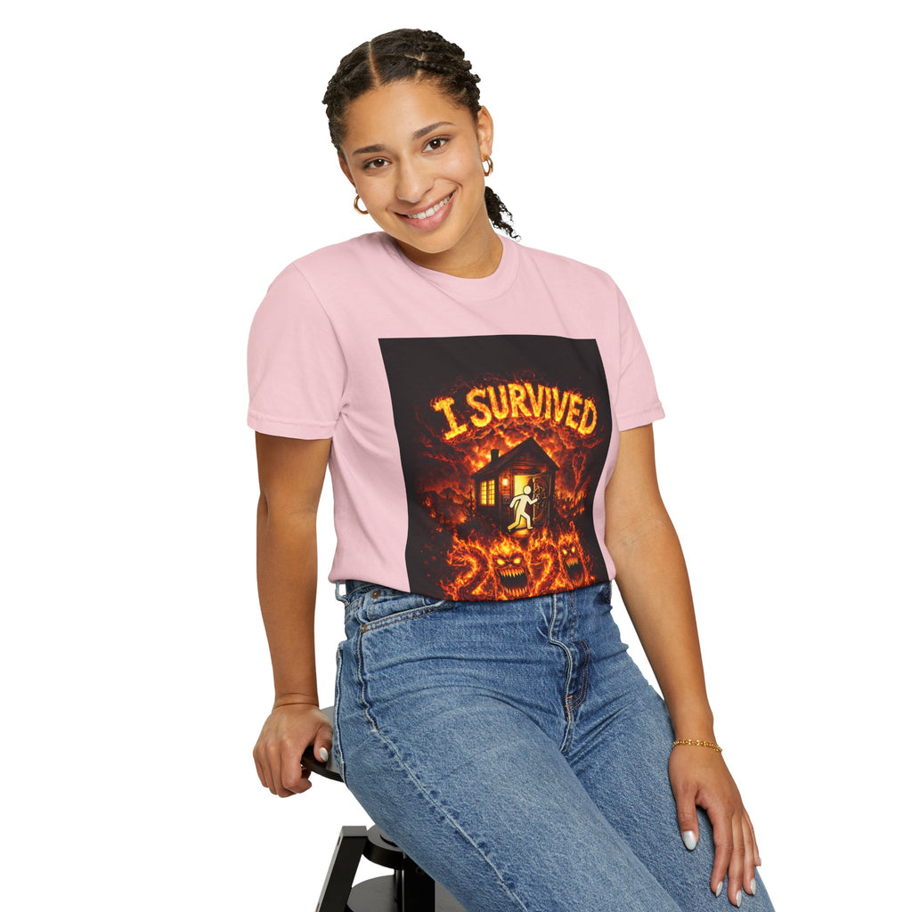 I Survived 2020 — S2:E4 "Western U.S. Wildfire Season" | Mid-Season Finale Pt. 1 | Wildfire Edition Memorial Unisex Garment-Dyed T-shirt