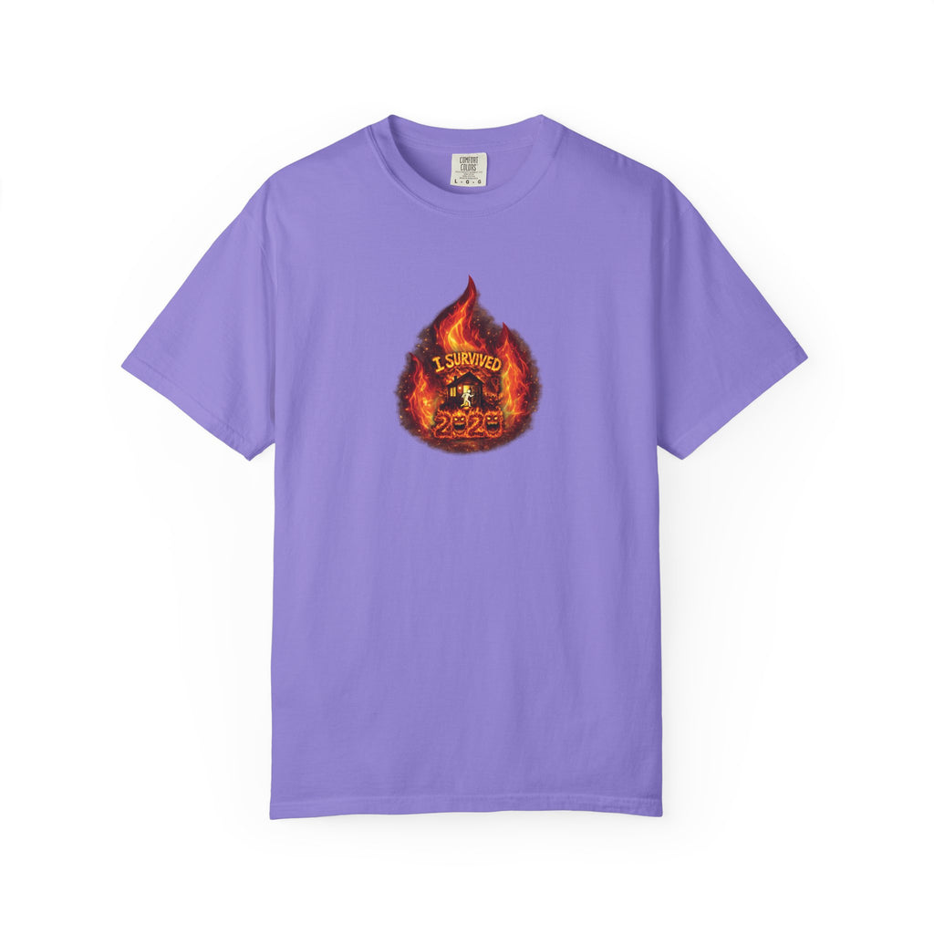 I Survived 2020 — WILDFIRES S2:E4: Director's Cut "Western U.S. Wildfire Season" Memorial Unisex Garment-Dyed T-shirt