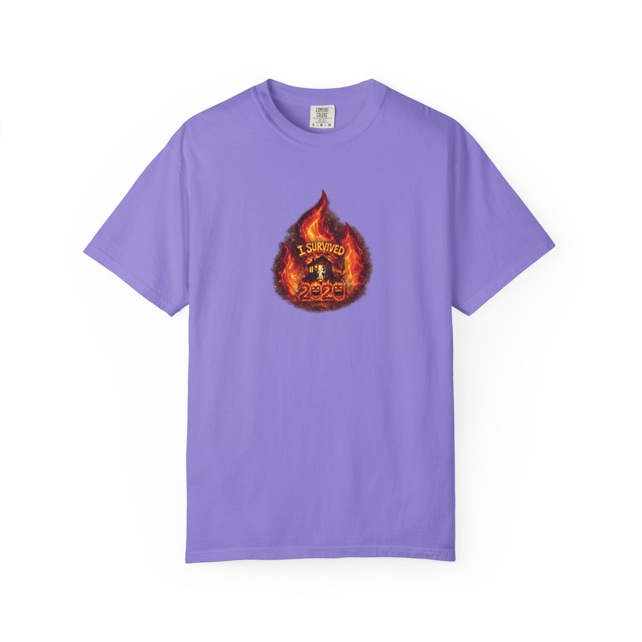 I Survived 2020 — WILDFIRES S2:E4: Director's Cut "Western U.S. Wildfire Season" Memorial Unisex Garment-Dyed T-shirt