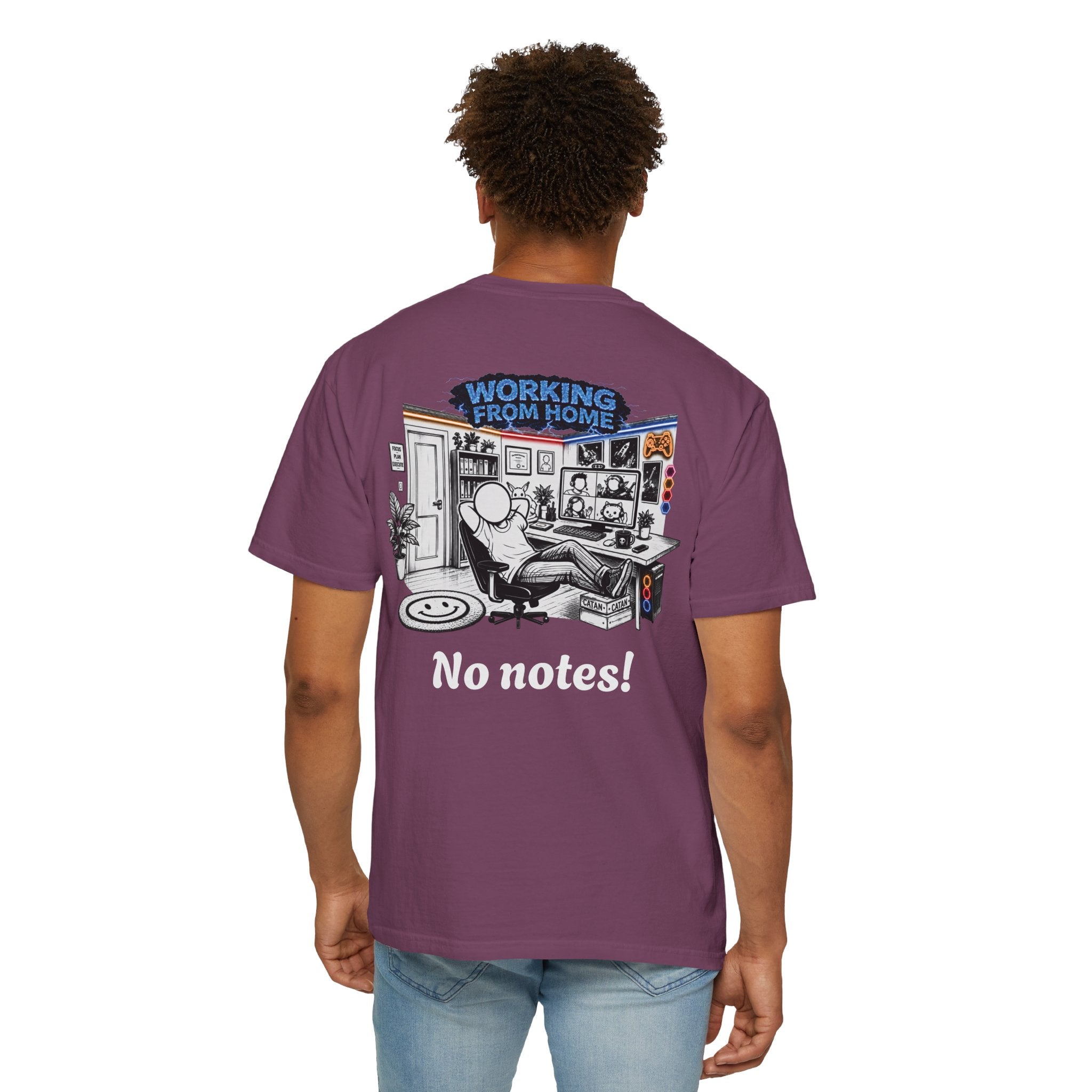 I Survived 2020 — LOCKDOWN S3:E4: "Working From Home" Unisex Garment-Dyed T-shirt