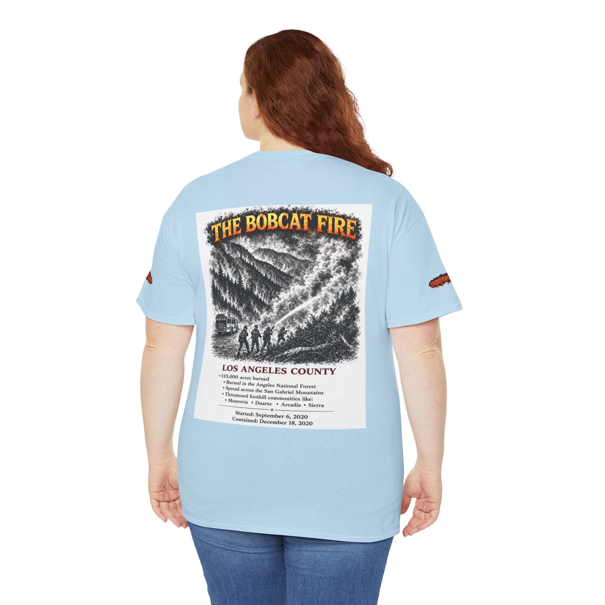 I Survived 2020 — S2:E2 "The Bobcat Fire" | Wildfire Edition Memorial Unisex Heavy Cotton Tee (SPECIAL EDITION)