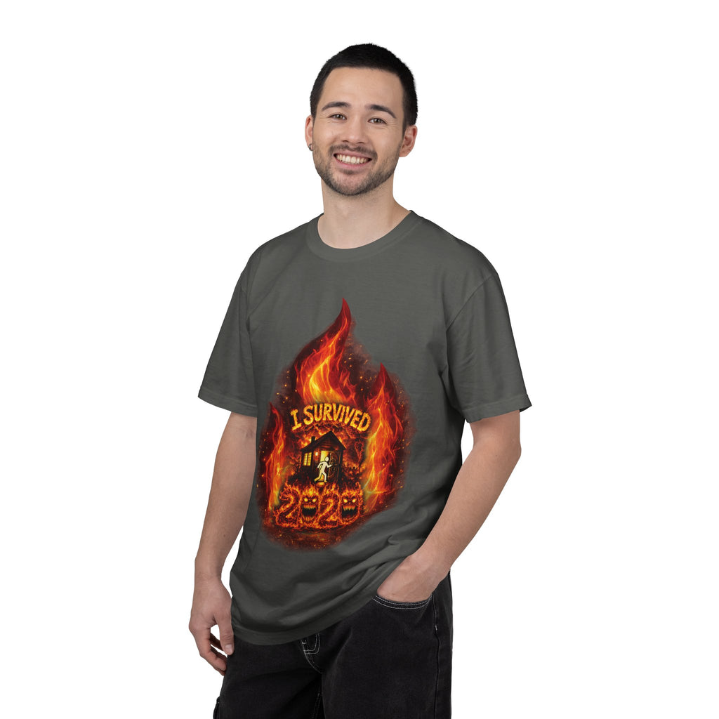 I Survived 2020 — Director's Cut S2:E4 "Western U.S. Wildfire Season" | Mid-Season Finale Pt. 1 | Wildfire Edition Memorial Unisex Garment-Dyed T-shirt