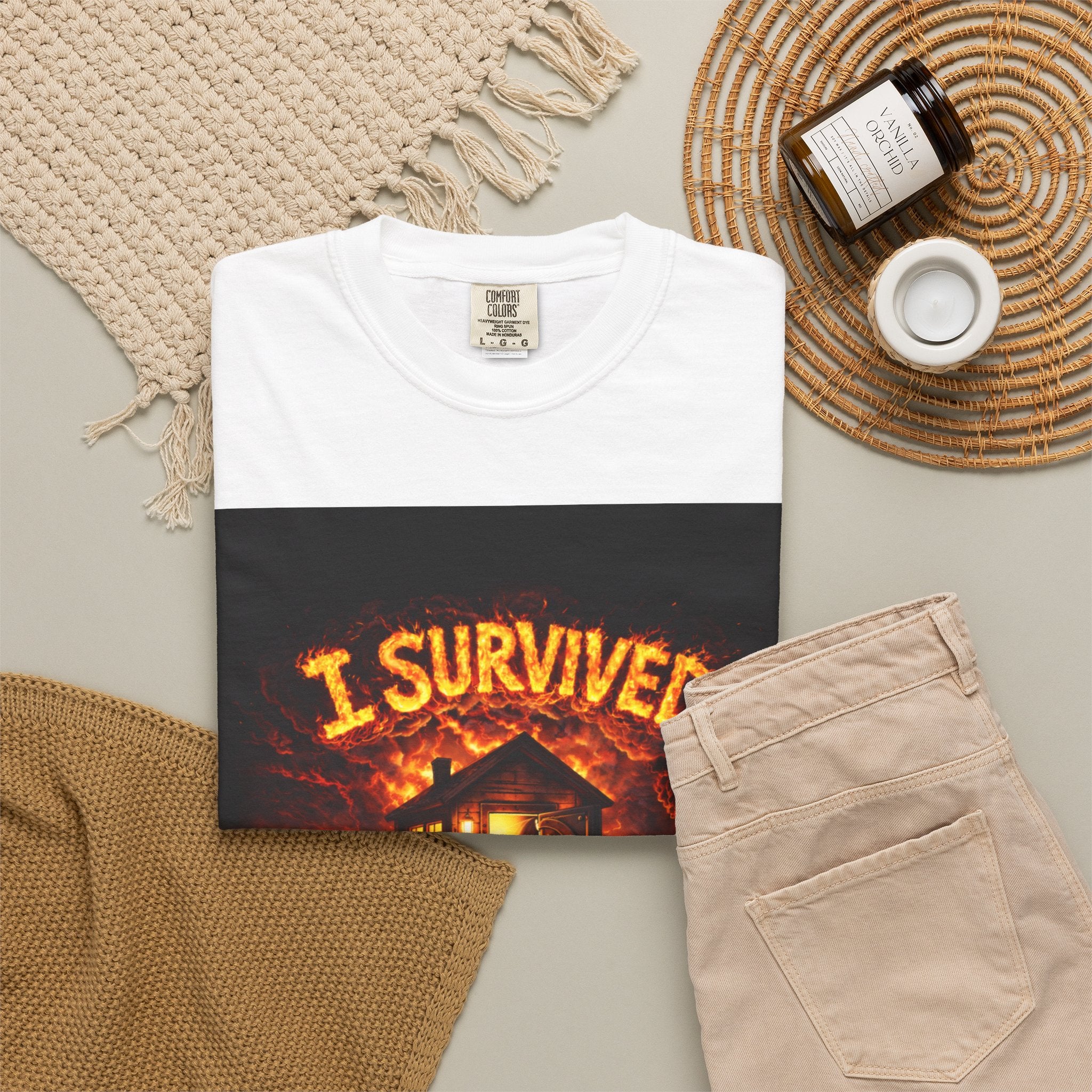 I Survived 2020 — WILDFIRES S2:E1: "Berry Creek" Memorial Unisex Garment-Dyed T-shirt