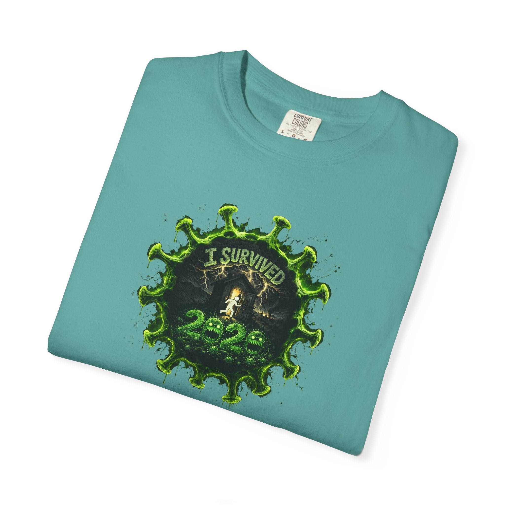 I Survived 2020 — PANDEMIC S1:E5: Director's Cut "Delivery Doomsday" Unisex Garment-Dyed T-shirt
