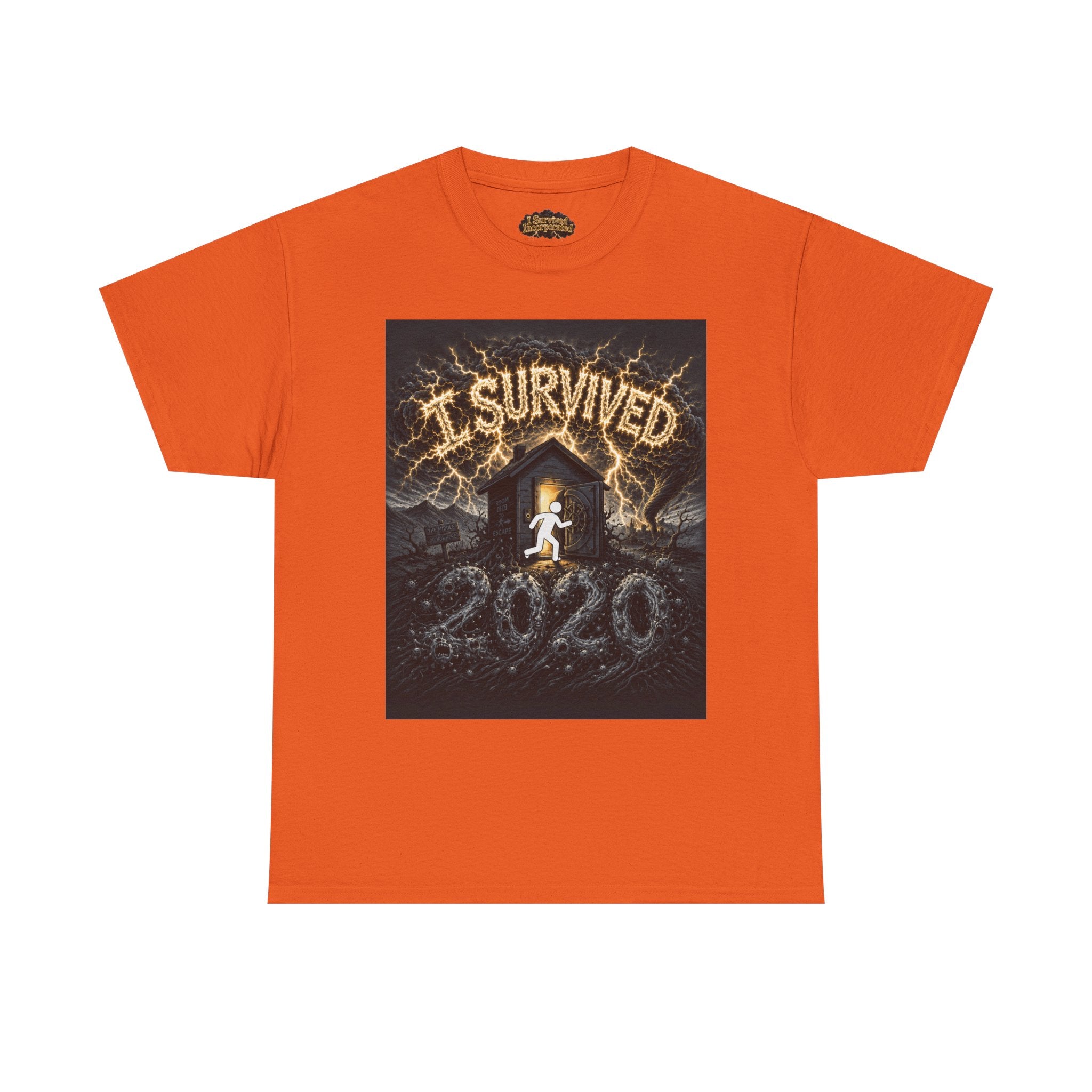 I Survived 2020 — Original Design Teaser Tee | Season 1 Premiere Drop Unisex Heavy Cotton Tee