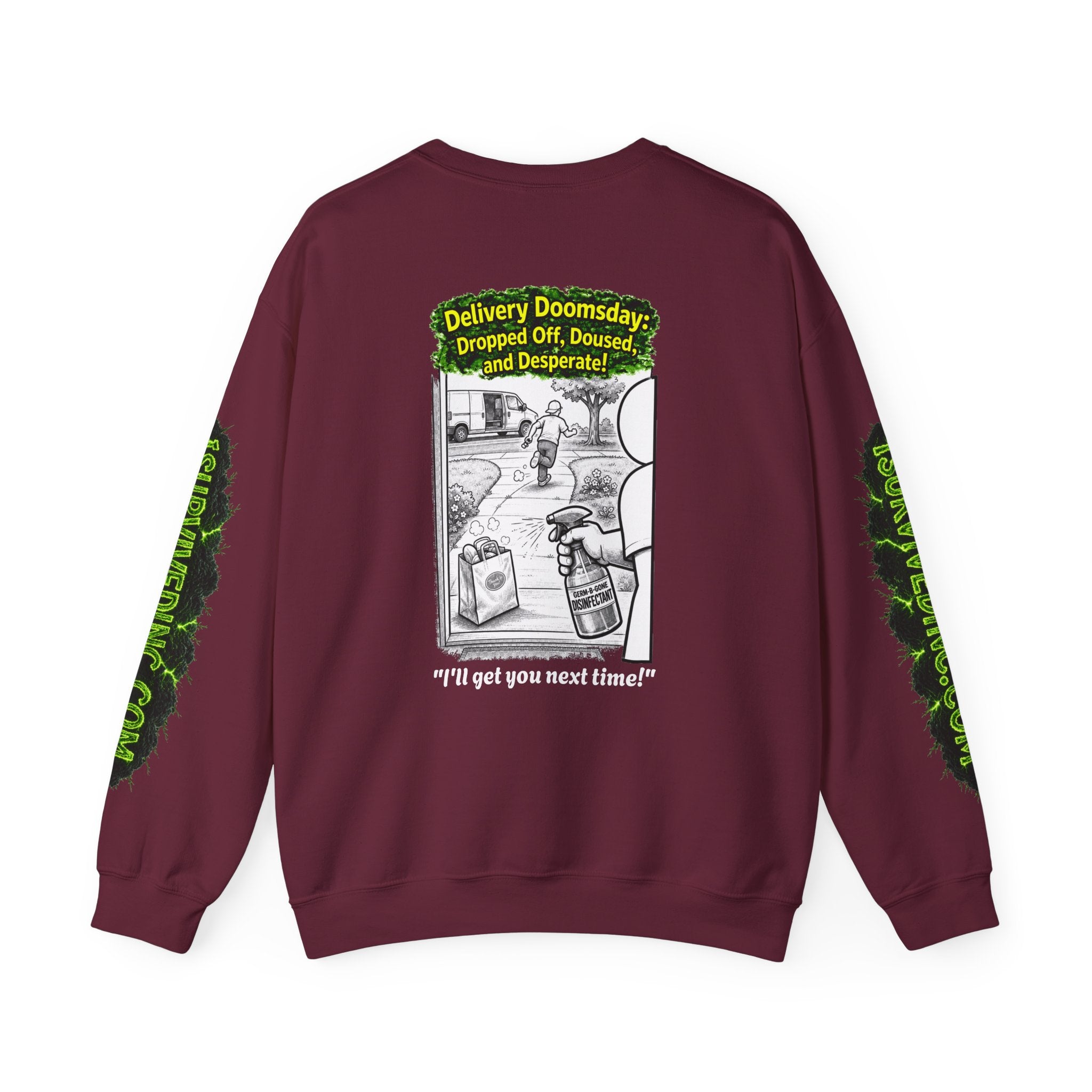I Survived 2020 — PANDEMIC S1:E5: "Delivery Doomsday" Unisex Heavy Blend™ Crewneck Sweatshirt