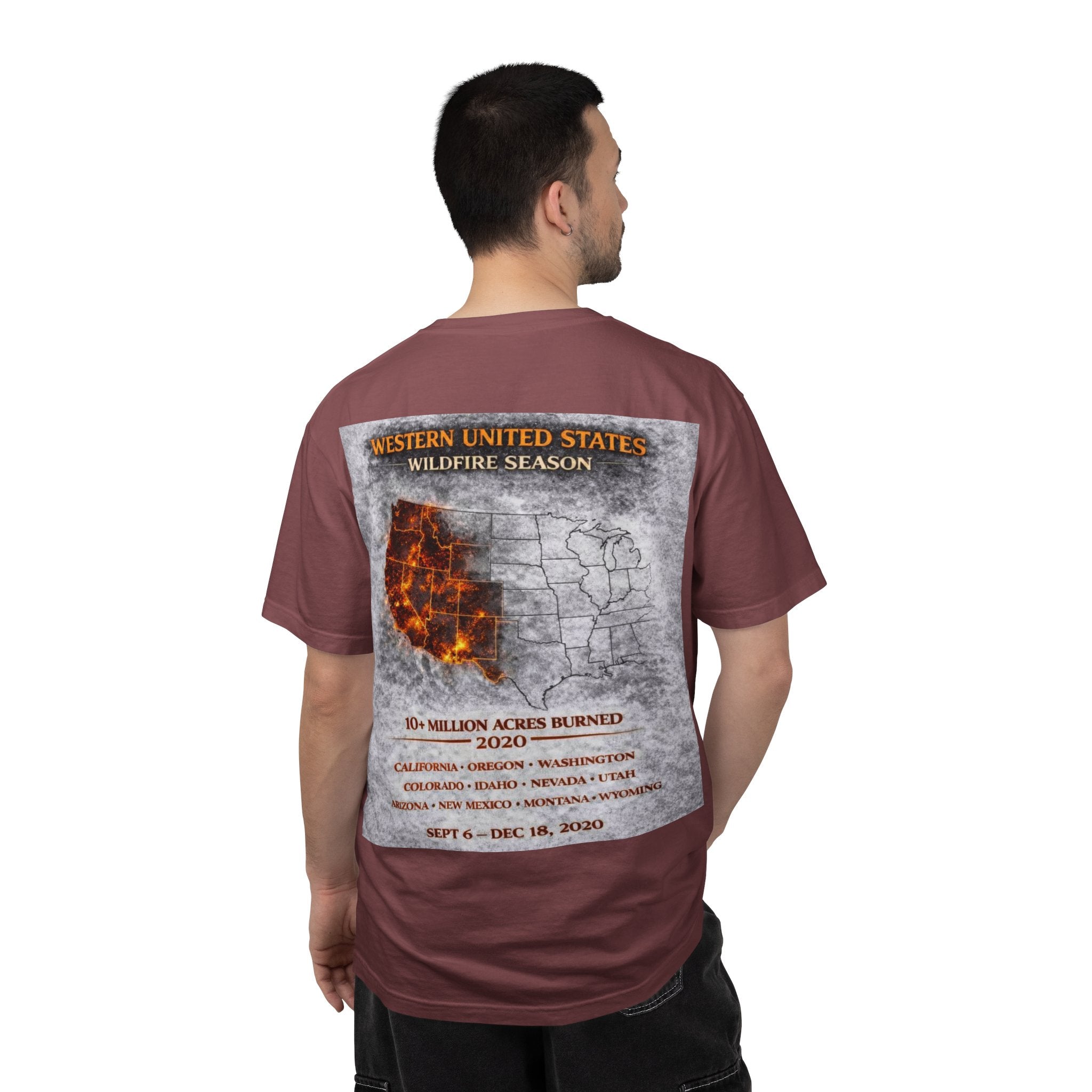 I Survived 2020 — WILDFIRES S2:E4: Director's Cut "Western U.S. Wildfire Season" Memorial Unisex Garment-Dyed T-shirt