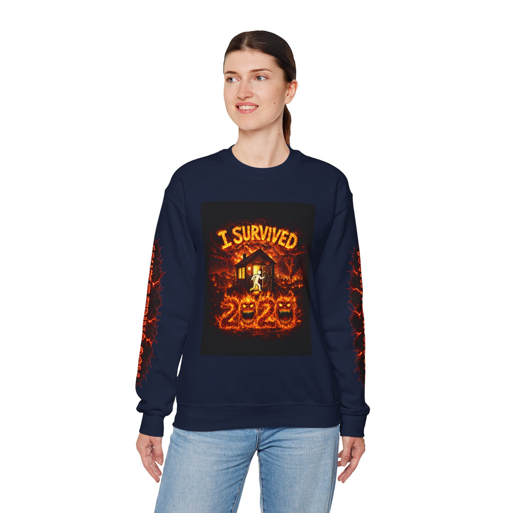 I Survived 2020 — WILDFIRES S2:E2: "The Bobcat Fire" Memorial Unisex Heavy Blend™ Crewneck Sweatshirt