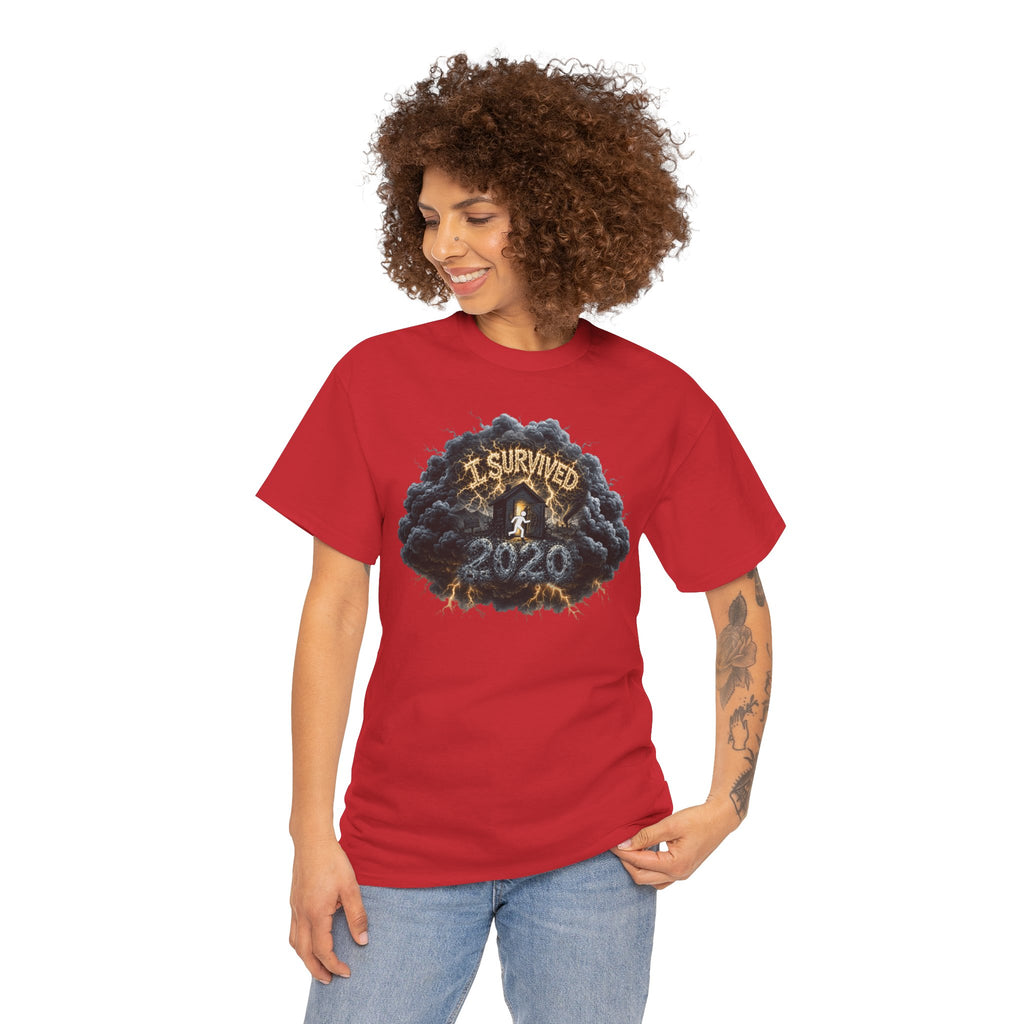 I Survived 2020 — Director's Cut Original Design Teaser Tee | Season 1 Premiere Drop Unisex Heavy Cotton Tee