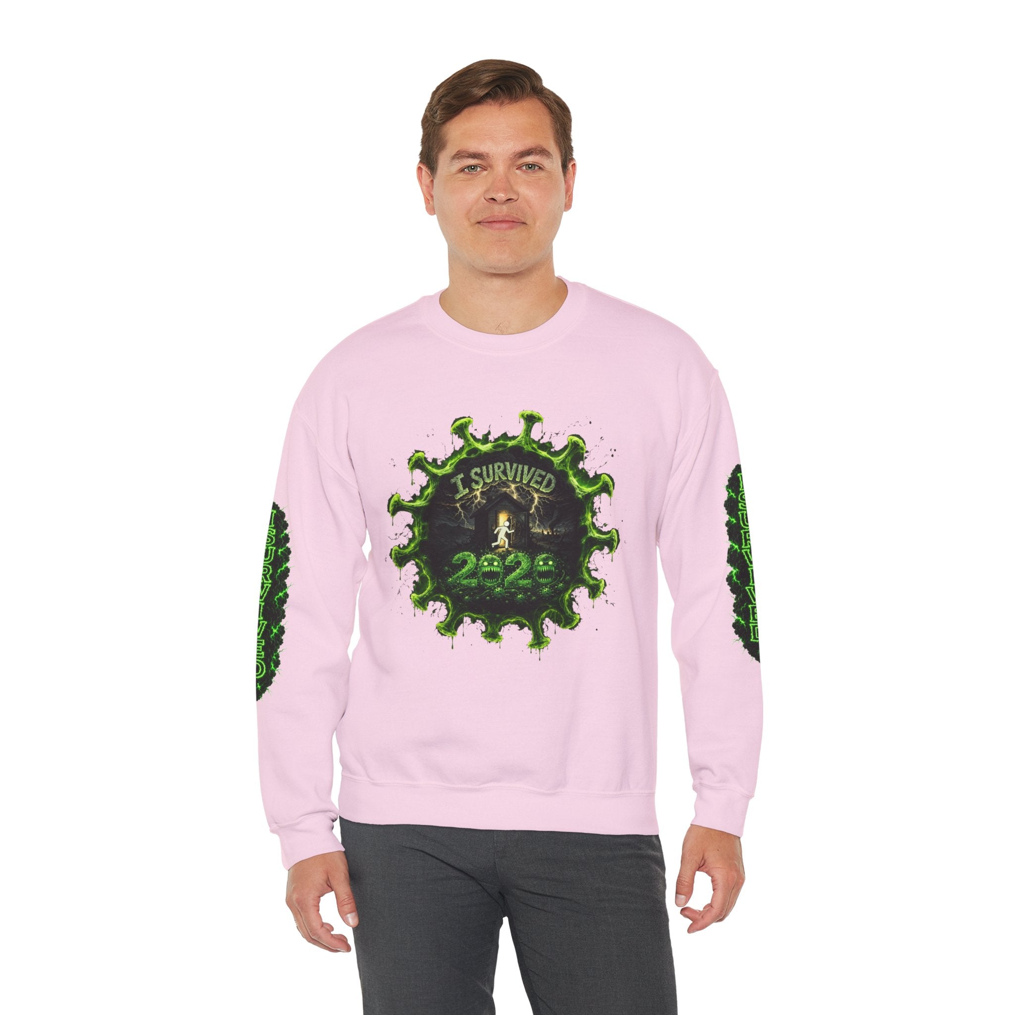 I Survived 2020 — Director's Cut S1:E5 "Delivery Doomsday" | Pandemic Edition Unisex Heavy Blend™ Crewneck Sweatshirt