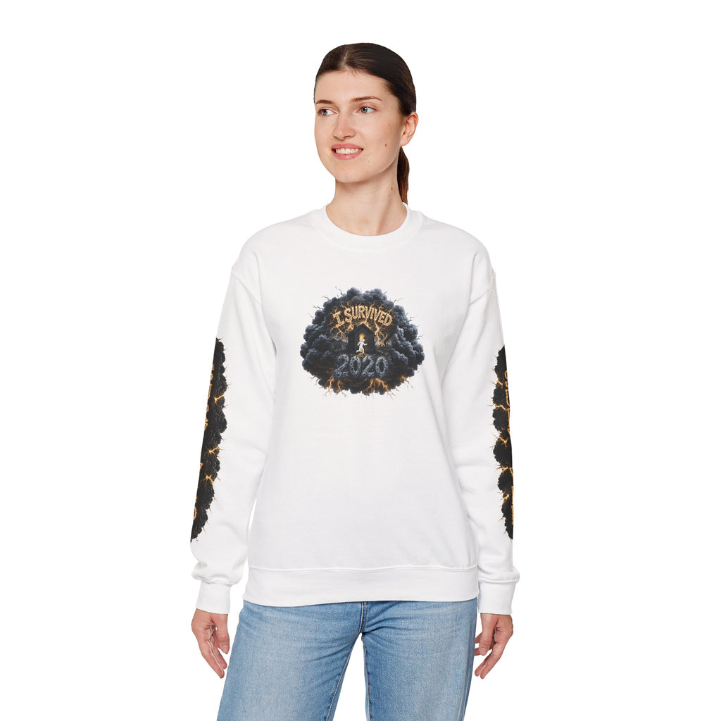 I Survived 2020 — Original PILOT Design: Director's Cut Special Edition Unisex Heavy Blend™ Crewneck Sweatshirt