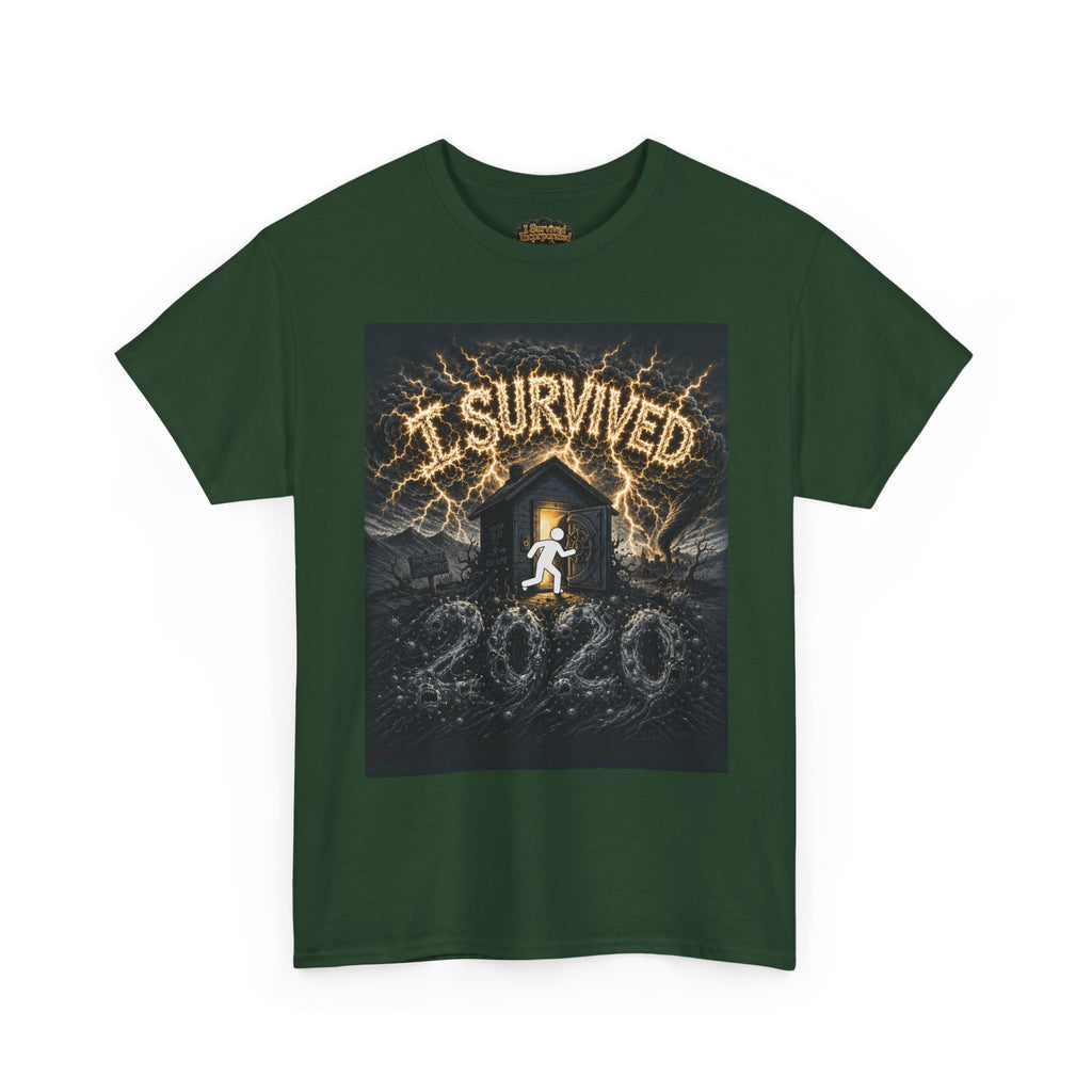 I Survived 2020 — Original Design Teaser Tee | Season 1 Premiere Drop Unisex Heavy Cotton Tee