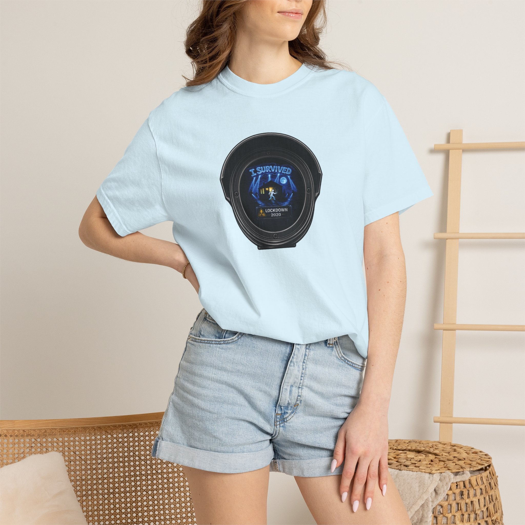 I Survived 2020 —  LOCKDOWN S3:E1: Director's Cut "Quarantine" Unisex Garment-Dyed T-shirt