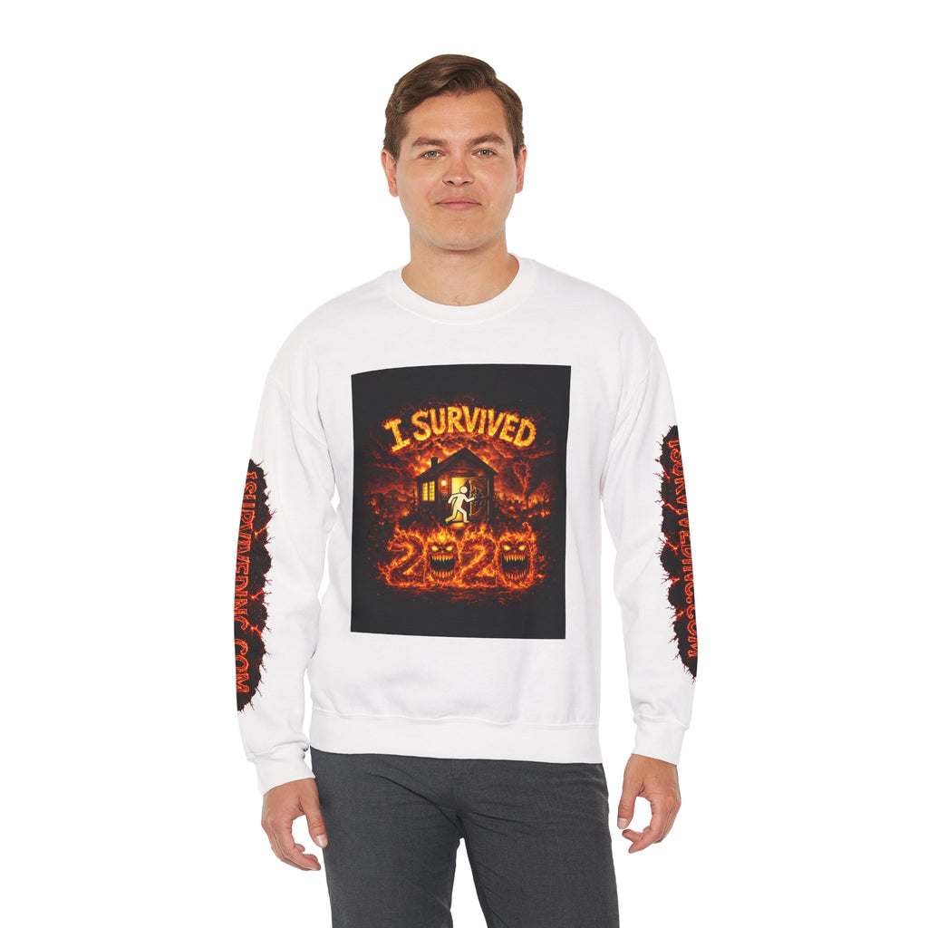 I Survived 2020 — WILDFIRES S2:E3: "The California Wildfires" Memorial Unisex Heavy Blend™ Crewneck Sweatshirt