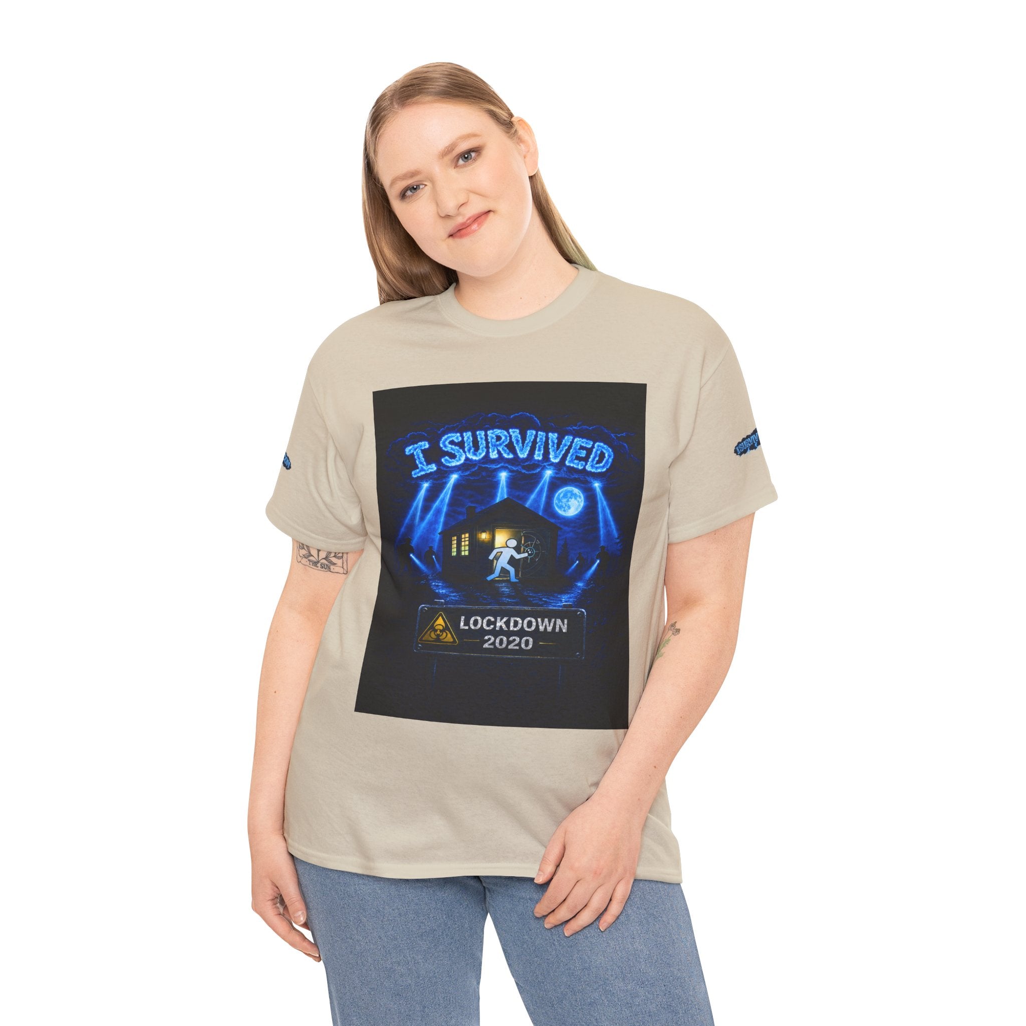 I Survived 2020 — S3:E2 "Dating Under Lockdown" | Lockdown Edition Documentary Unisex Heavy Cotton Tee (SPECIAL EDITION)