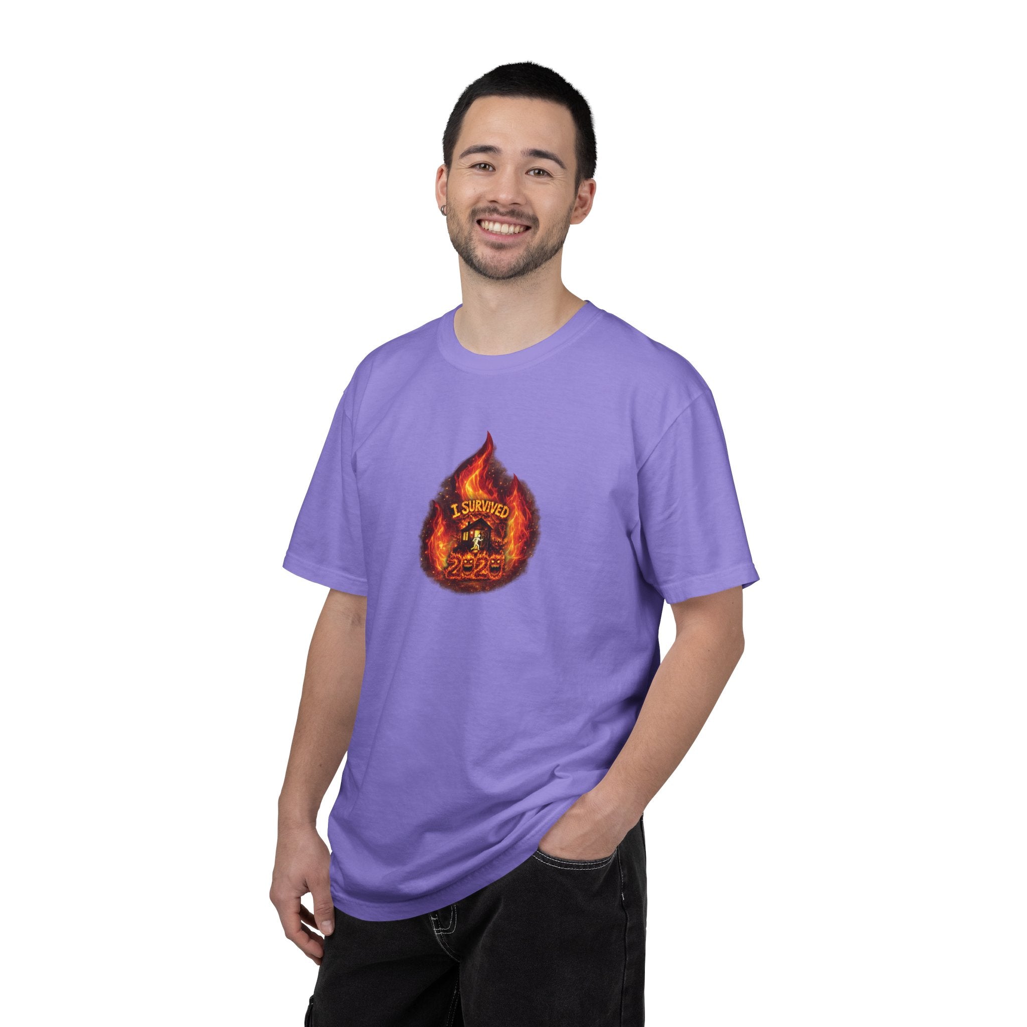 I Survived 2020 — WILDFIRES S2:E4: Director's Cut "Western U.S. Wildfire Season" Memorial Unisex Garment-Dyed T-shirt