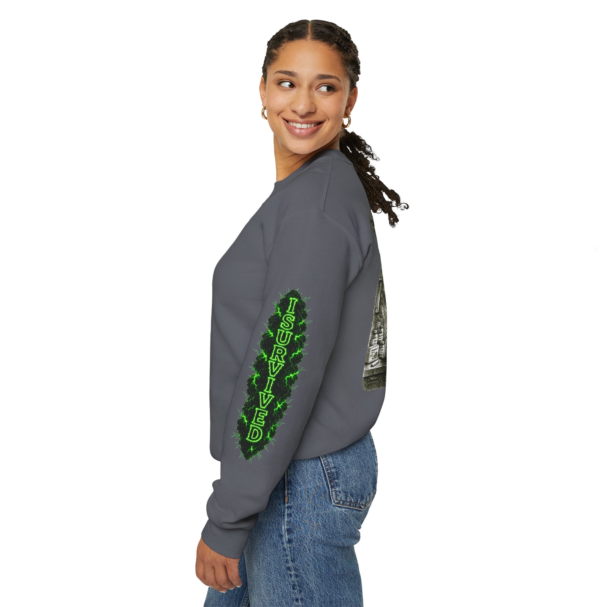 I Survived 2020 — PANDEMIC S1:E1: Director's Cut "COVID-19: The Coronavirus" Unisex Heavy Blend™ Crewneck Sweatshirt