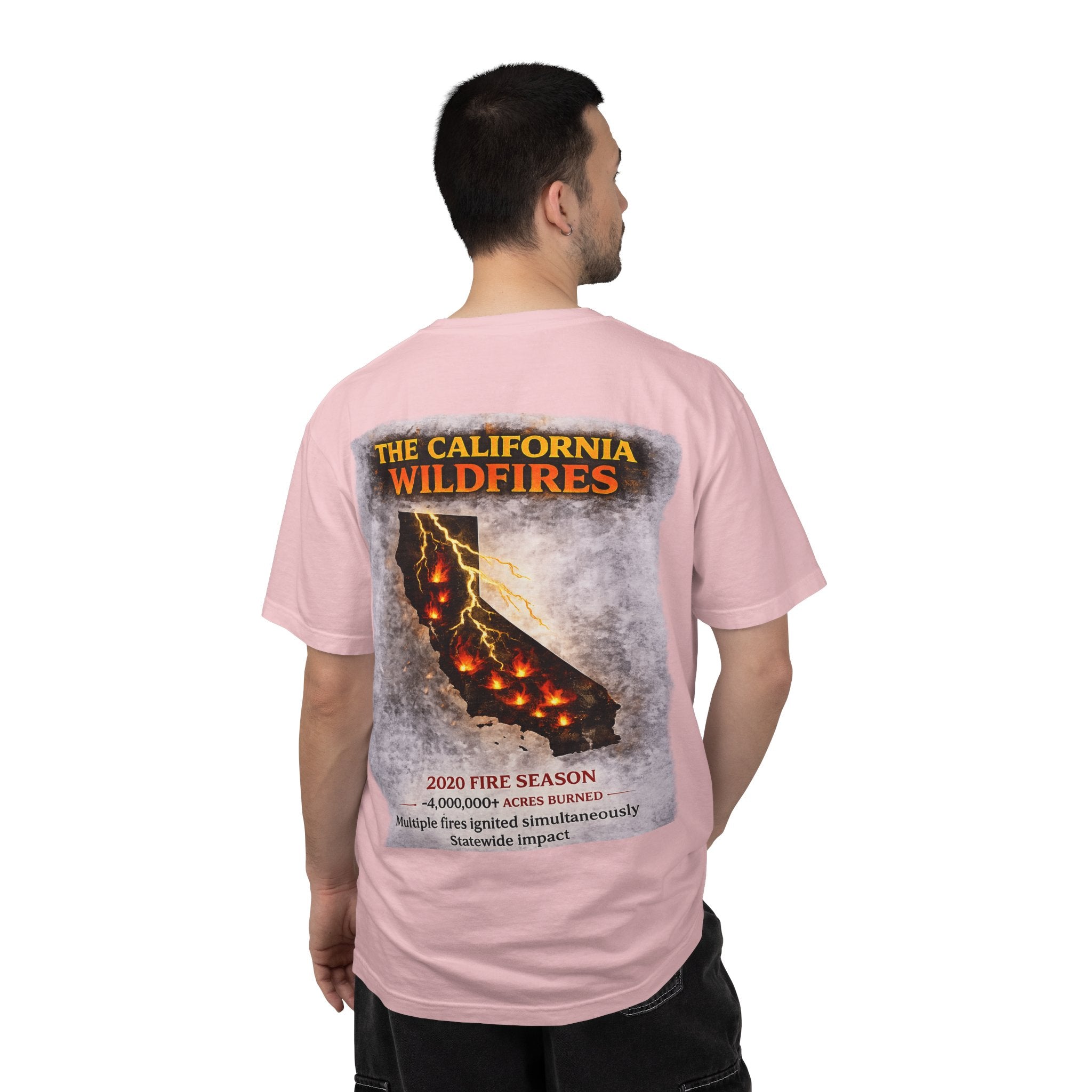 I Survived 2020 — Director's Cut S2:E3 "The California Wildfires" | Wildfire Edition Memorial Unisex Garment-Dyed T-shirt