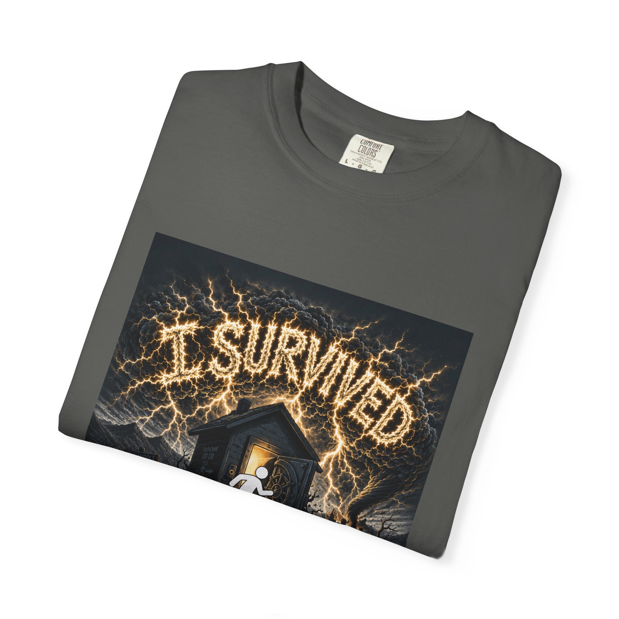 I Survived 2020 — Original Design Teaser Tee | Season 1 Premiere Drop Unisex Garment-Dyed T-shirt