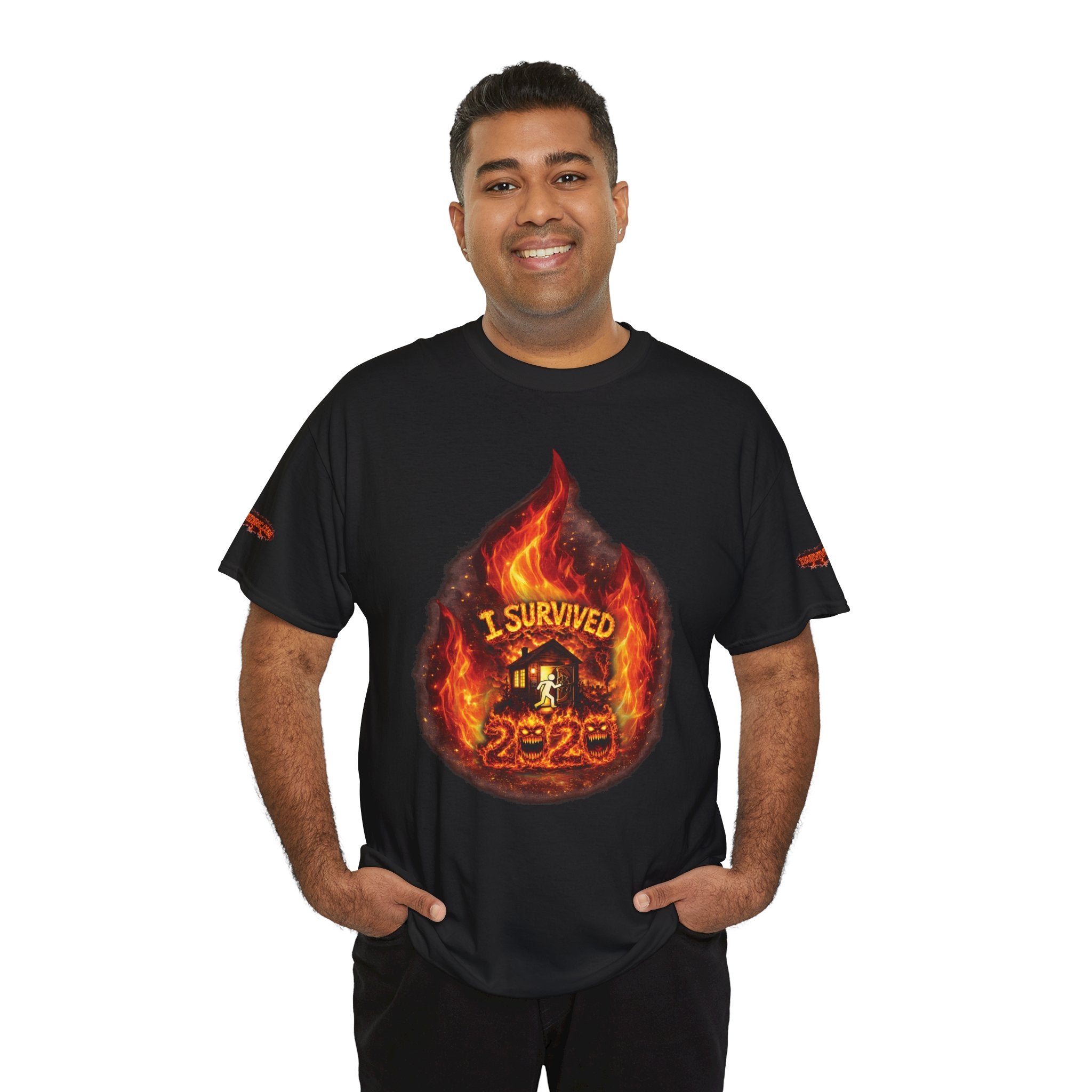 I Survived 2020 — Director's Cut S2:E3 "The California Wildfires" | Wildfire Edition Memorial Unisex Heavy Cotton Tee (SPECIAL EDITION)