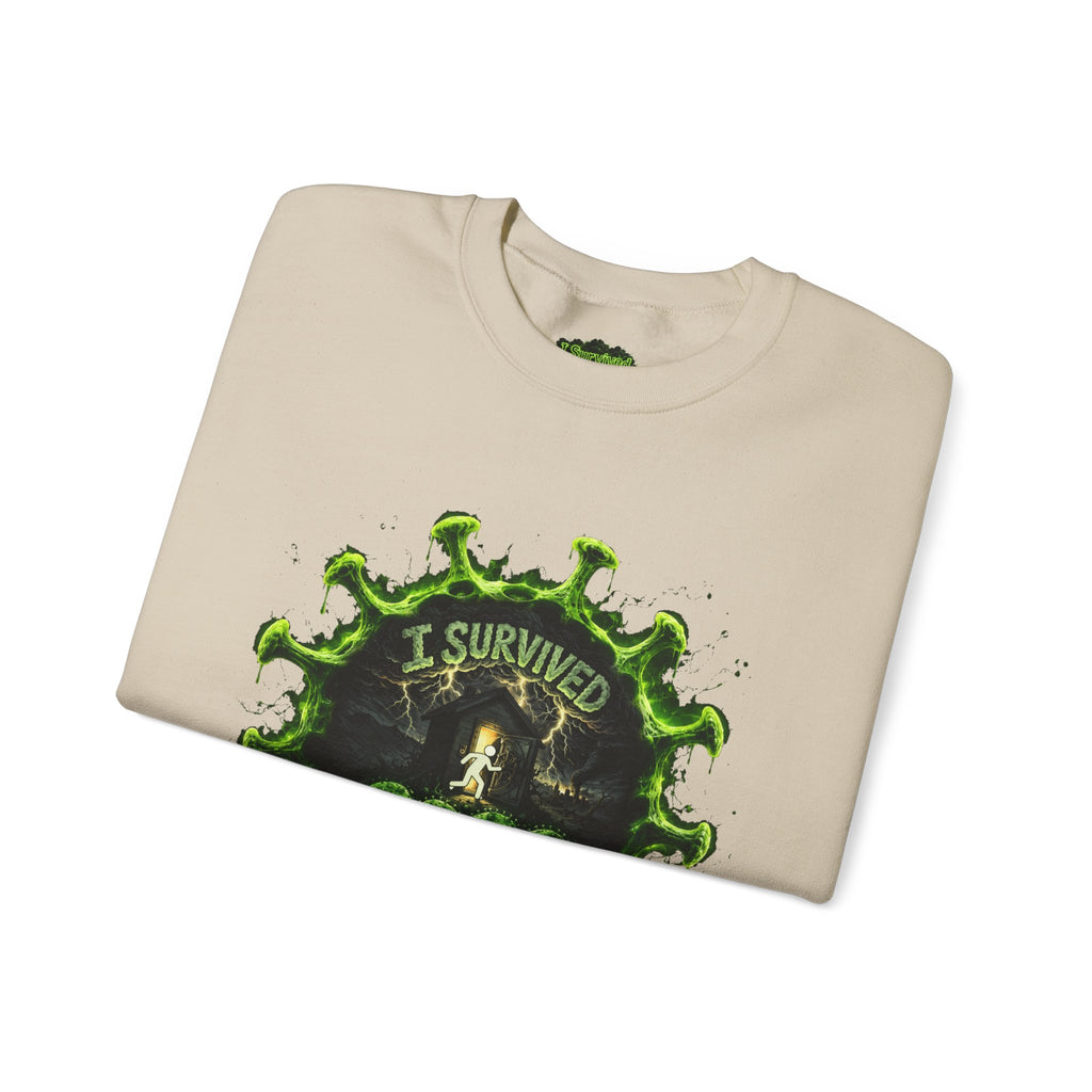 I Survived 2020 — Director's Cut S1:E4 "Mask Madness Mayhem Moment" | Pandemic Edition Unisex Heavy Blend™ Crewneck Sweatshirt