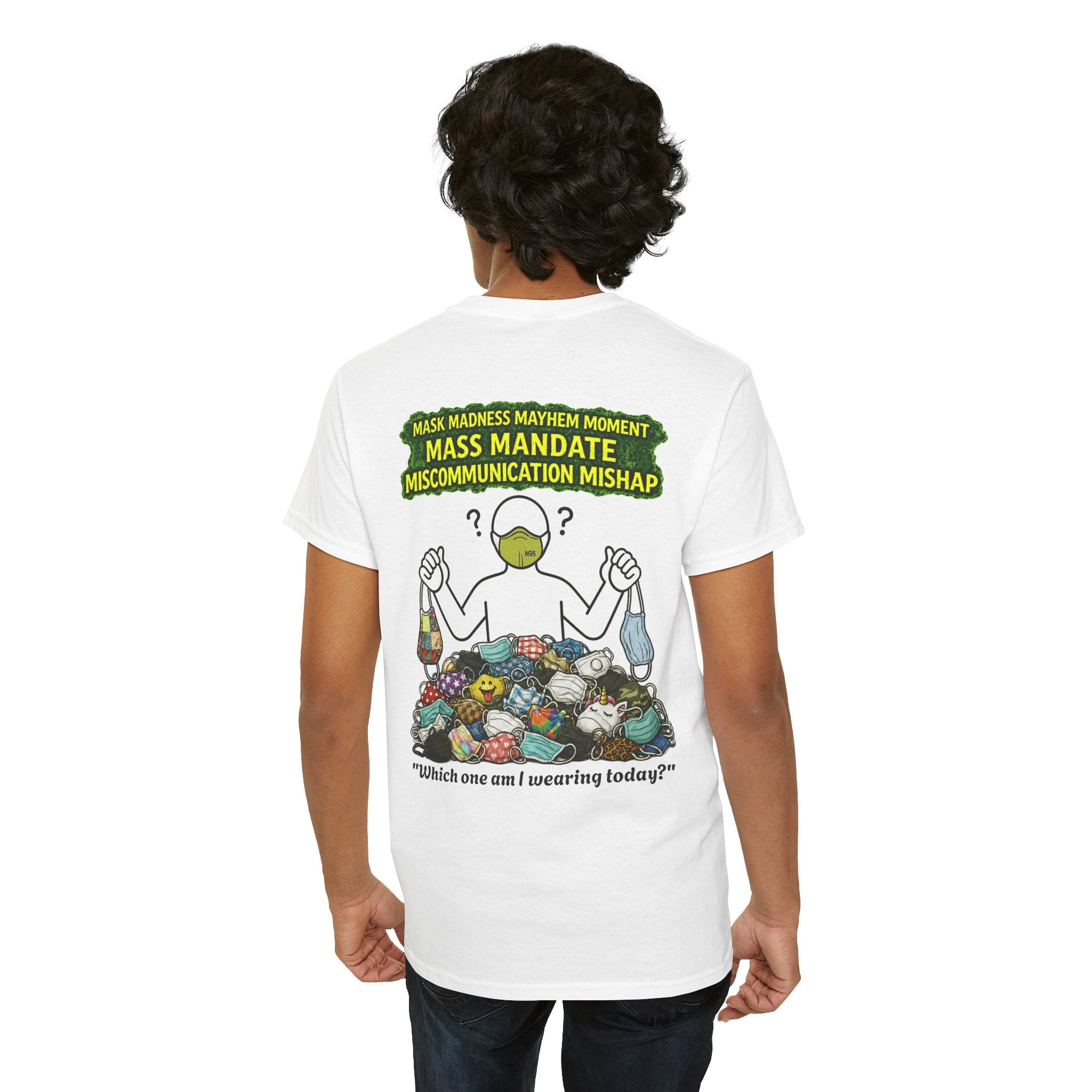 I Survived 2020 — PANDEMIC S1:E4: Director's Cut "Mask Madness" Unisex Heavy Cotton Tee