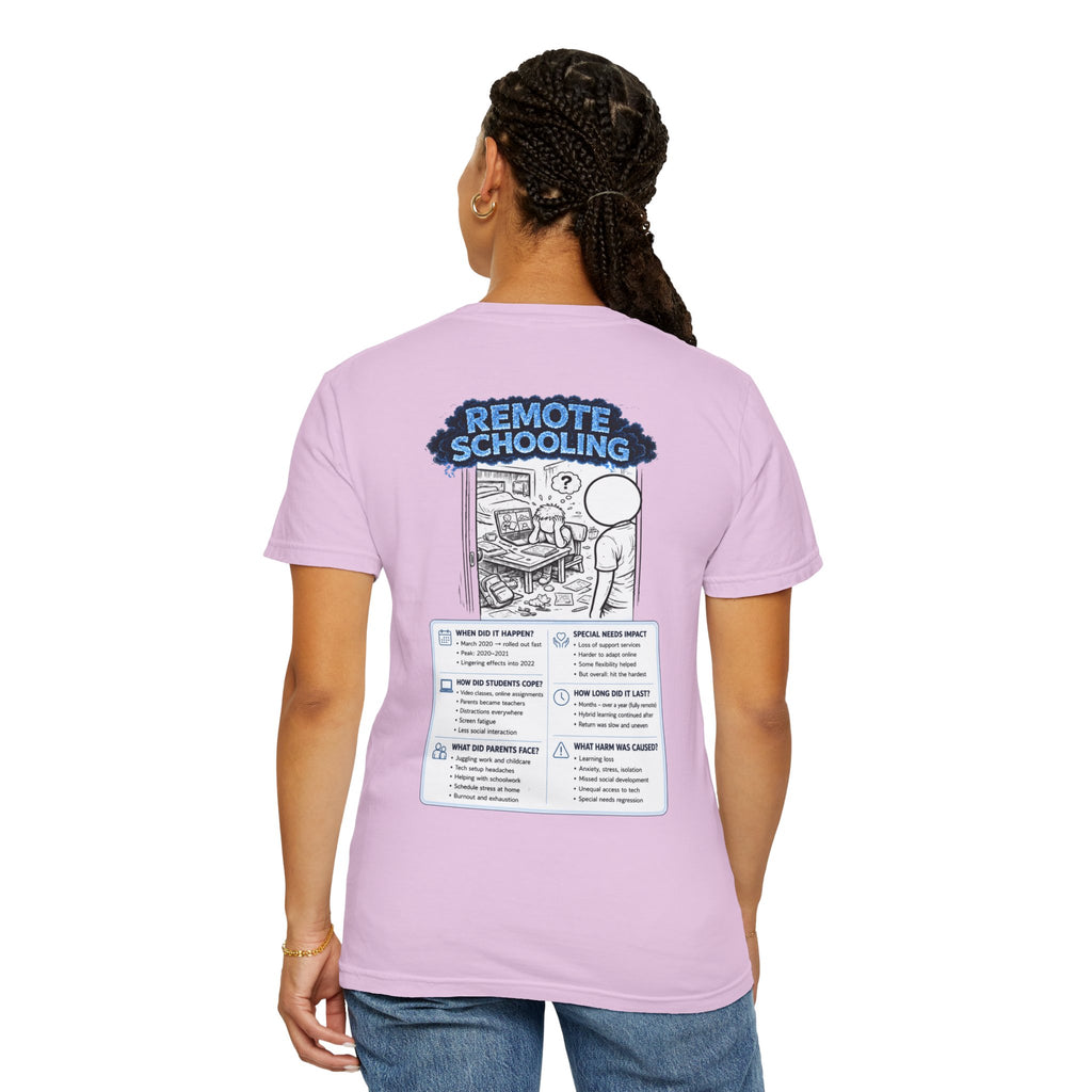 I Survived 2020 — Director's Cut S3:E3 "Remote Schooling" | Lockdown Edition Documentary Unisex Garment-Dyed T-shirt