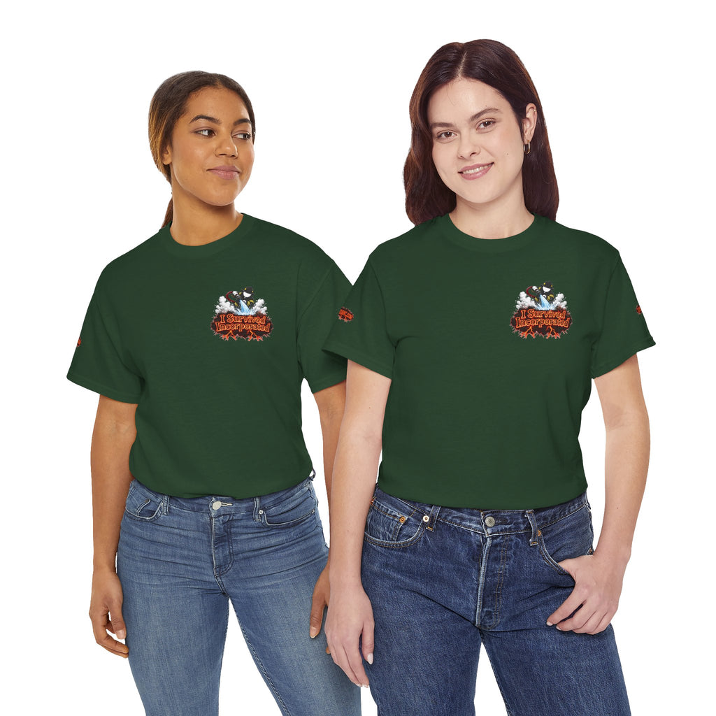 I Survived 2020 — "Please Stand By" Test Pattern Tee Wildfire Signal Special Edition Summer Premiere Unisex Heavy Cotton Tee