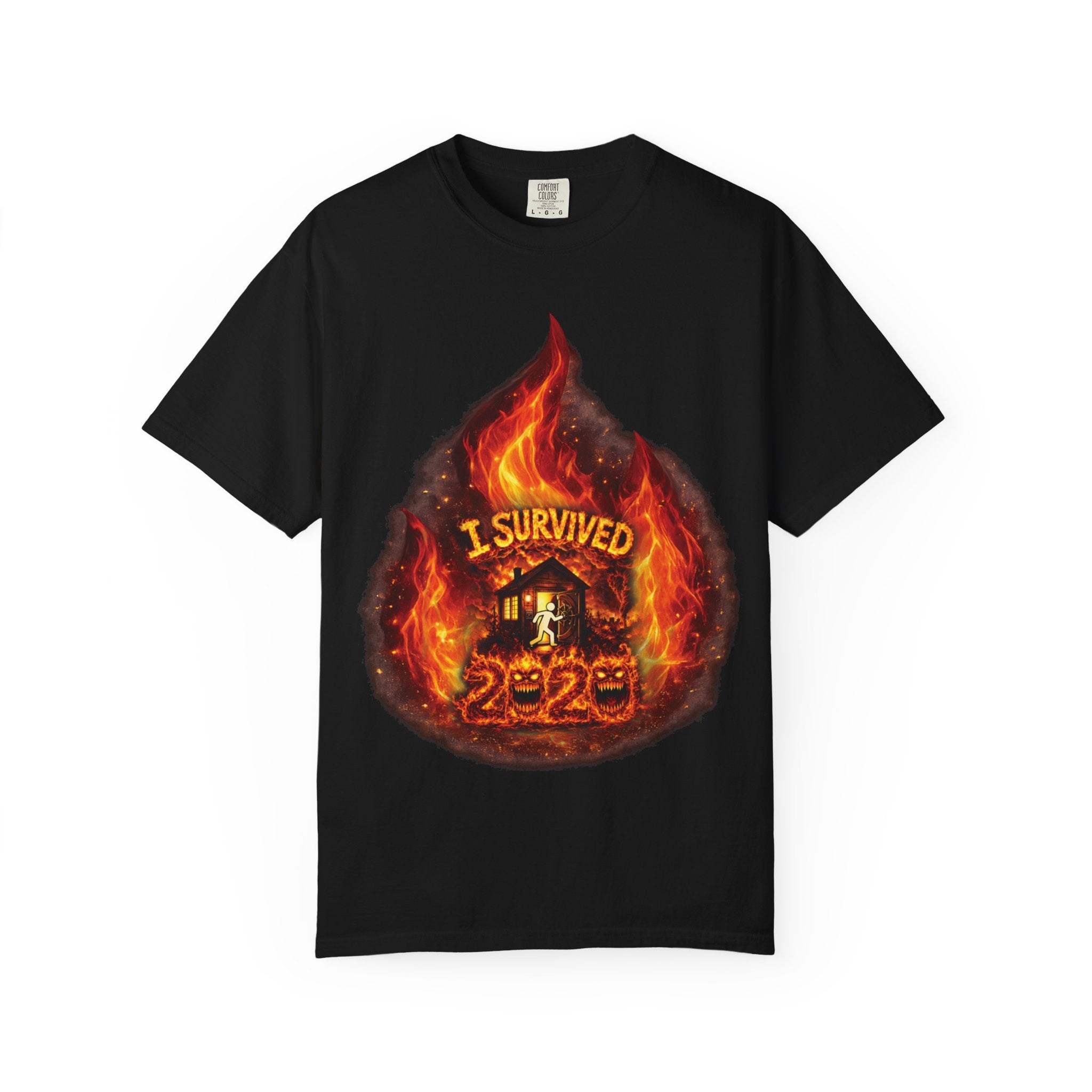 I Survived 2020 — Director's Cut S2:E4 "Western U.S. Wildfire Season" | Mid-Season Finale Pt. 1 | Wildfire Edition Memorial Unisex Garment-Dyed T-shirt