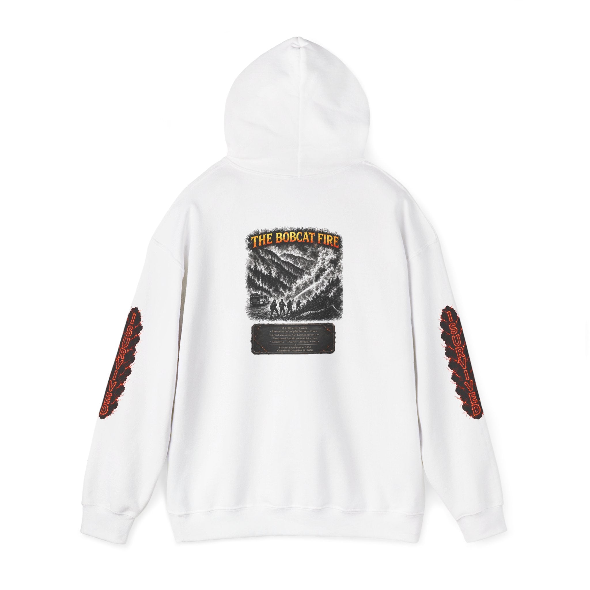 I Survived 2020 — Director's Cut S2:E2 "The Bobcat Fire" | Wildfire Edition Memorial Hoodie Sweatshirt