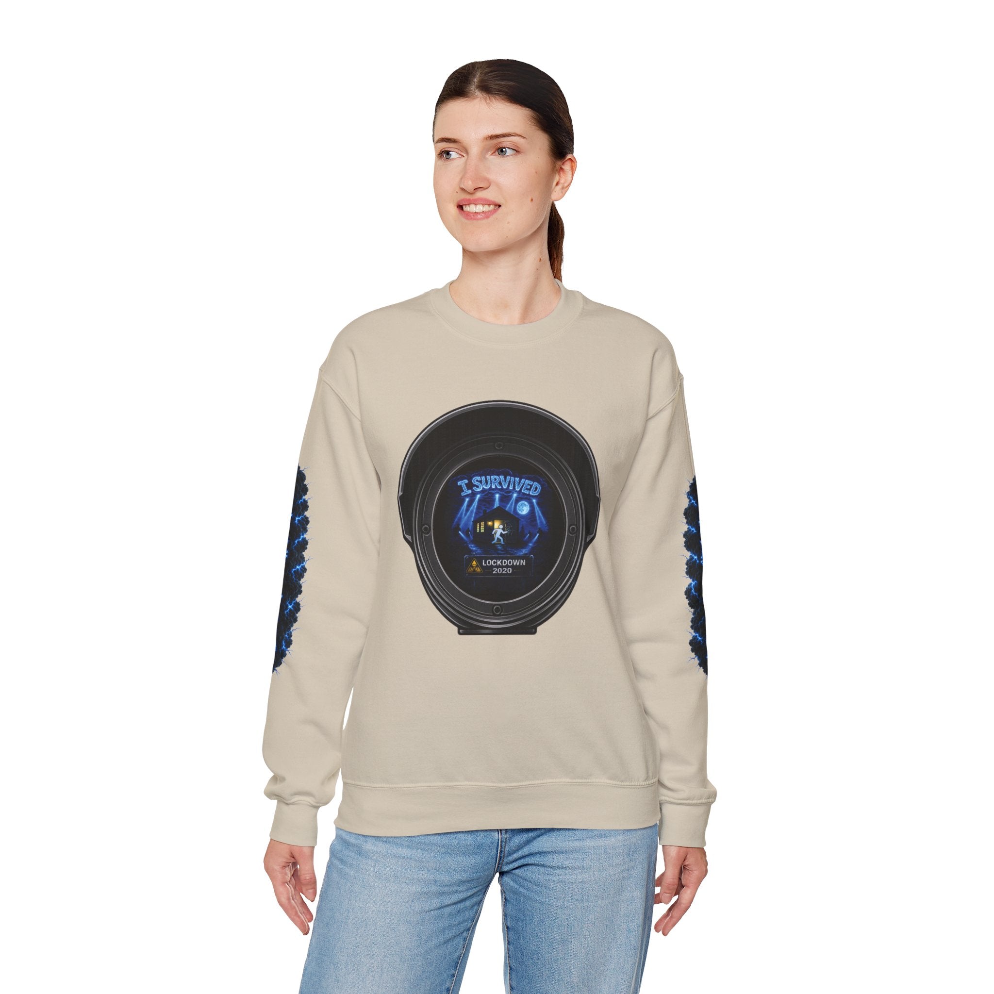 I Survived 2020 — Director's Cut S3:E2 "Dating Under Lockdown" | Lockdown Edition Documentary Unisex Heavy Blend™ Crewneck Sweatshirt