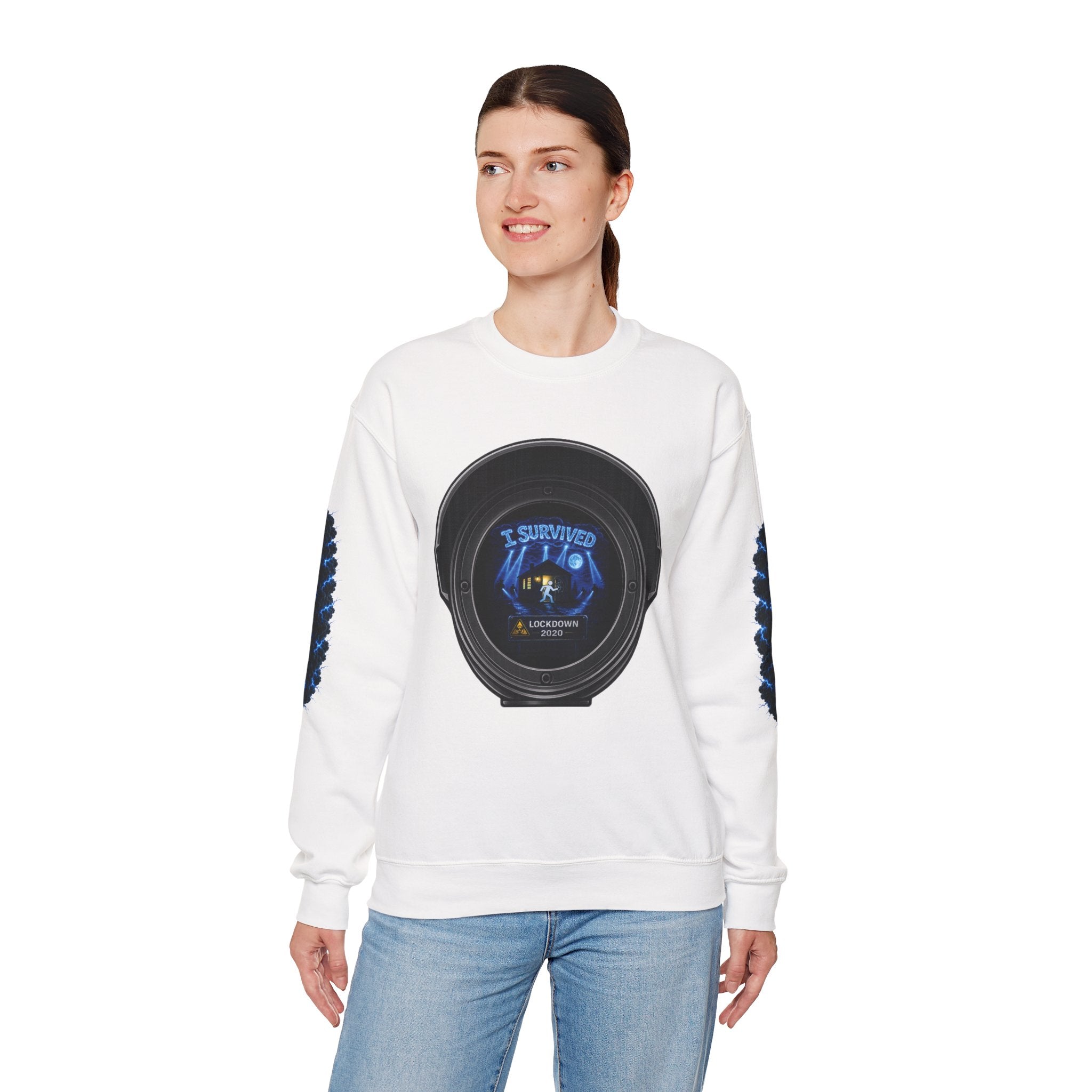 I Survived 2020 — Director's Cut S3:E1 "Quarantine" | Lockdown Edition Documentary Unisex Heavy Blend™ Crewneck Sweatshirt