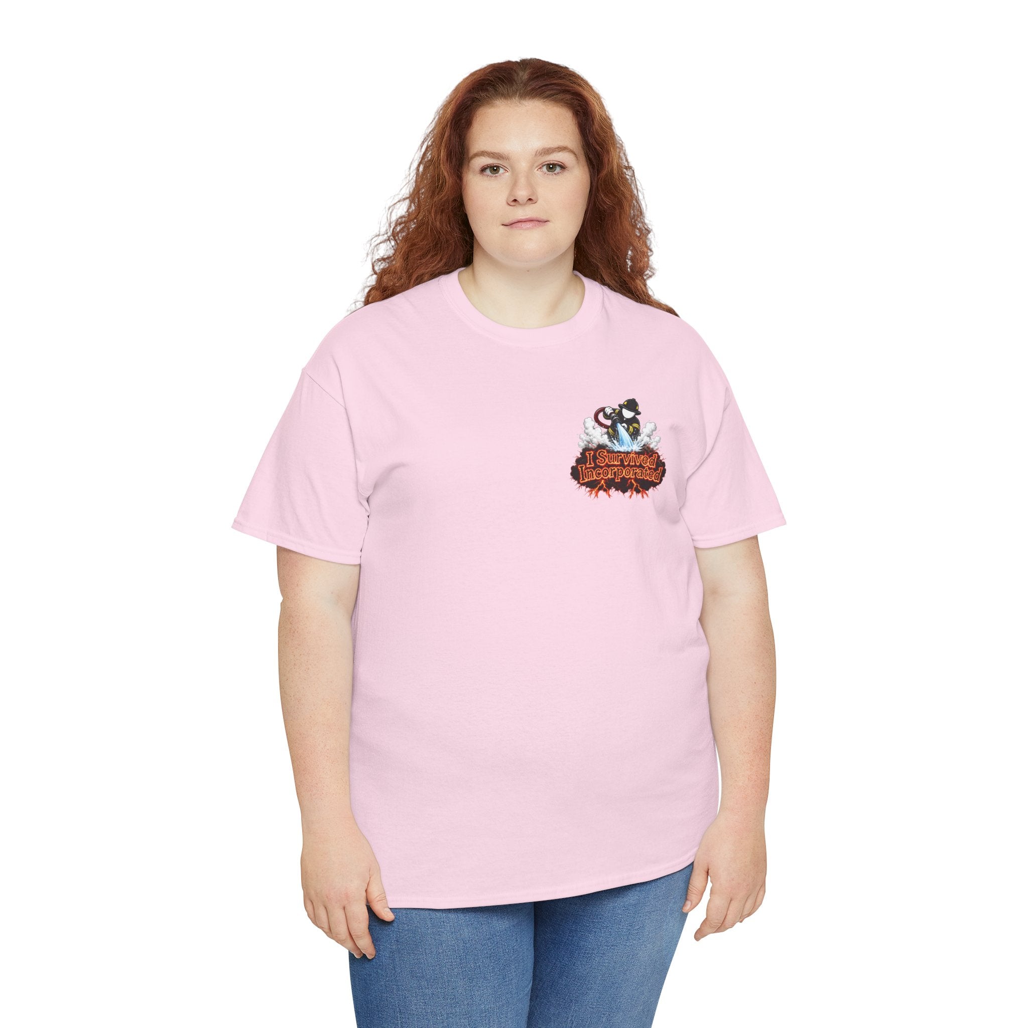 I Survived 2020 — "Please Stand By" Test Pattern Tee Wildfire Signal Edition Summer Premiere Unisex Heavy Cotton Tee