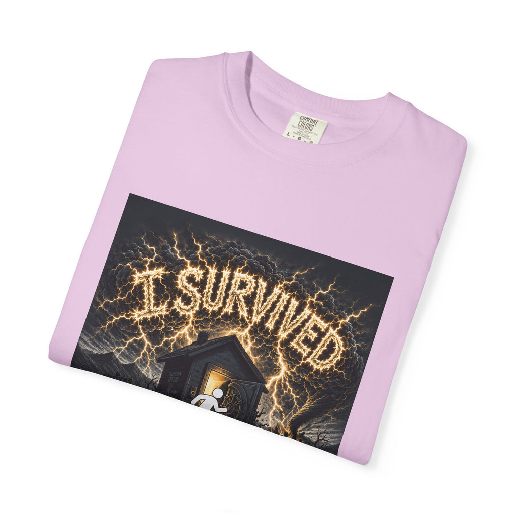 I Survived 2020 — Original Design Teaser Tee | Season 1 Premiere Drop Unisex Garment-Dyed T-shirt