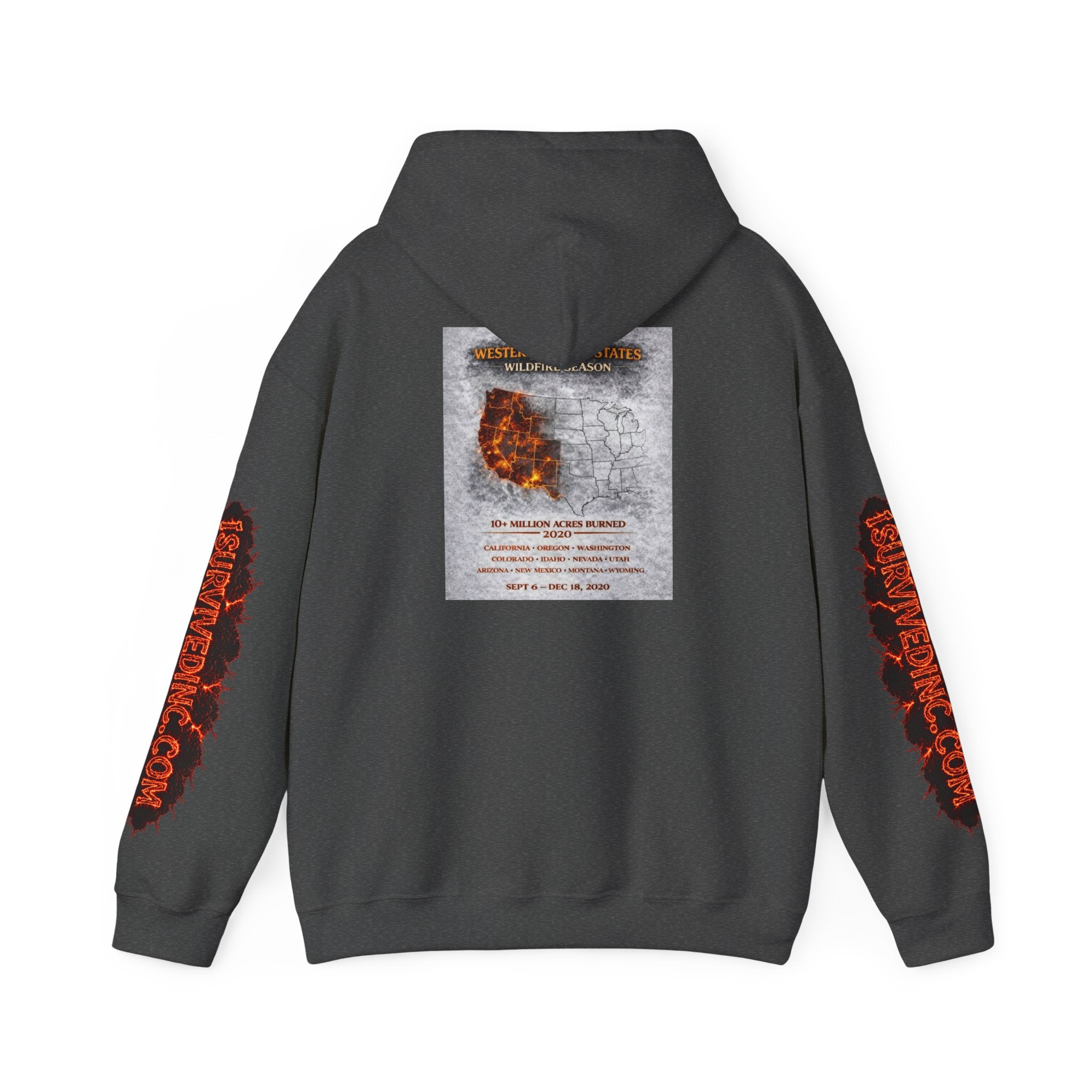 I Survived 2020 — S2:E4 "Western U.S. Wildfire Season" | Mid-Season Finale Pt. 1 | Wildfire Edition Memorial Hoodie Sweatshirt