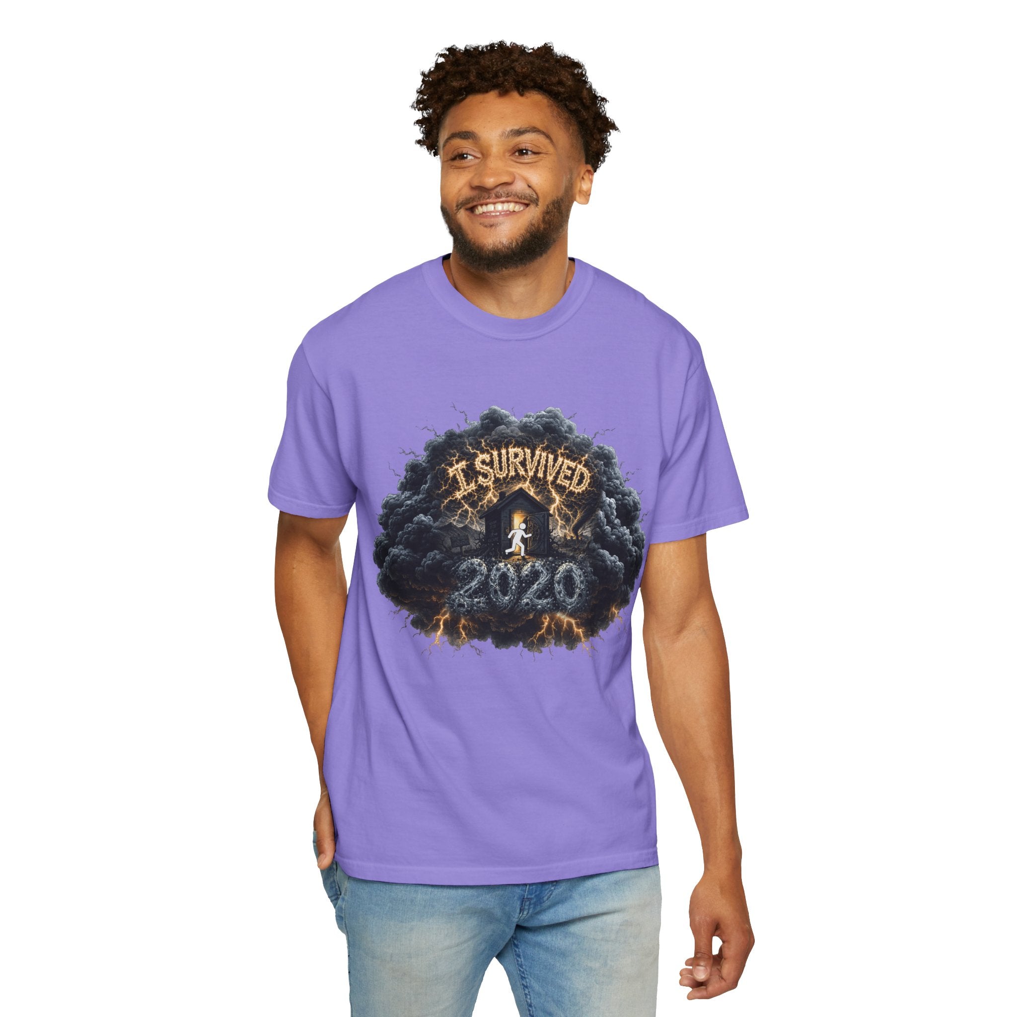 I Survived 2020 — Director's Cut Original Design Teaser Tee | Season 1 Premiere Drop Unisex Garment-Dyed T-shirt
