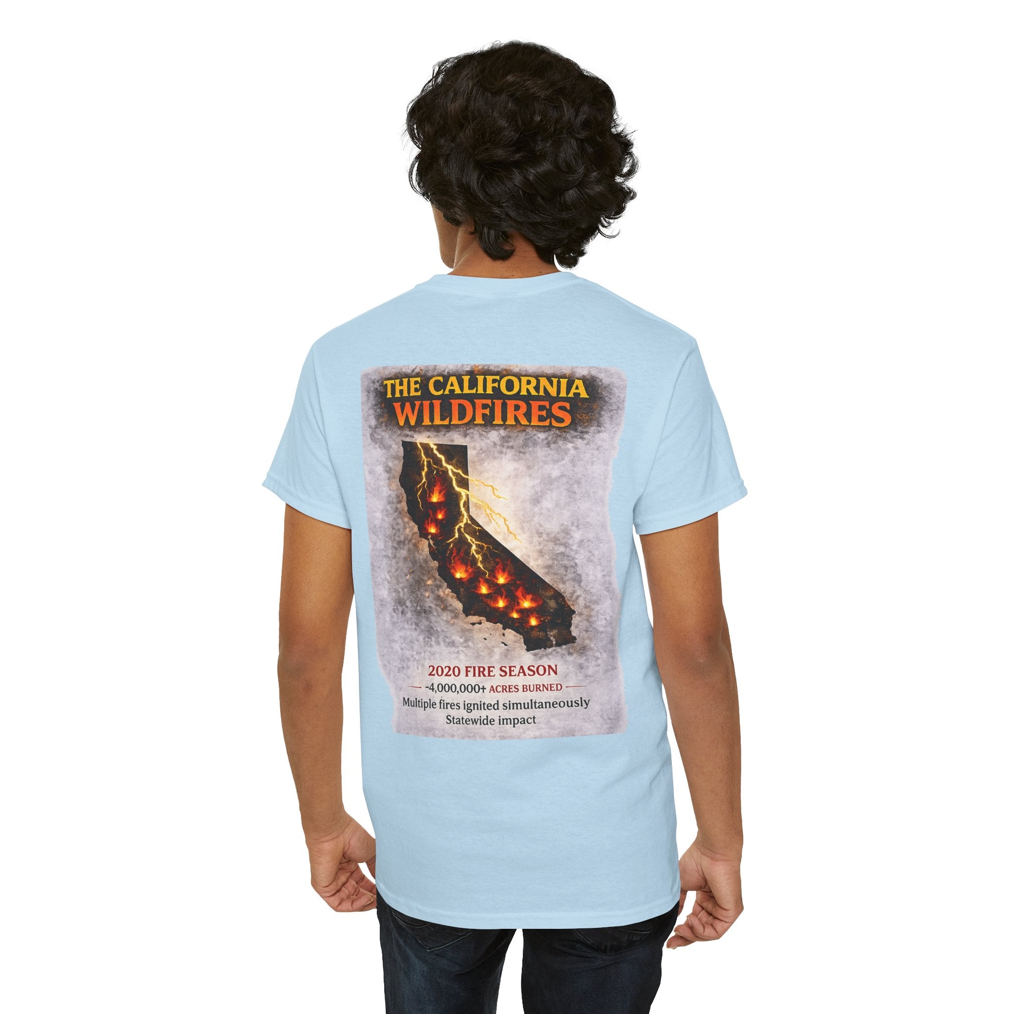I Survived 2020 — WILDFIRES S2:E3: Director's Cut "The California Wildfires" Memorial Unisex Heavy Cotton Tee