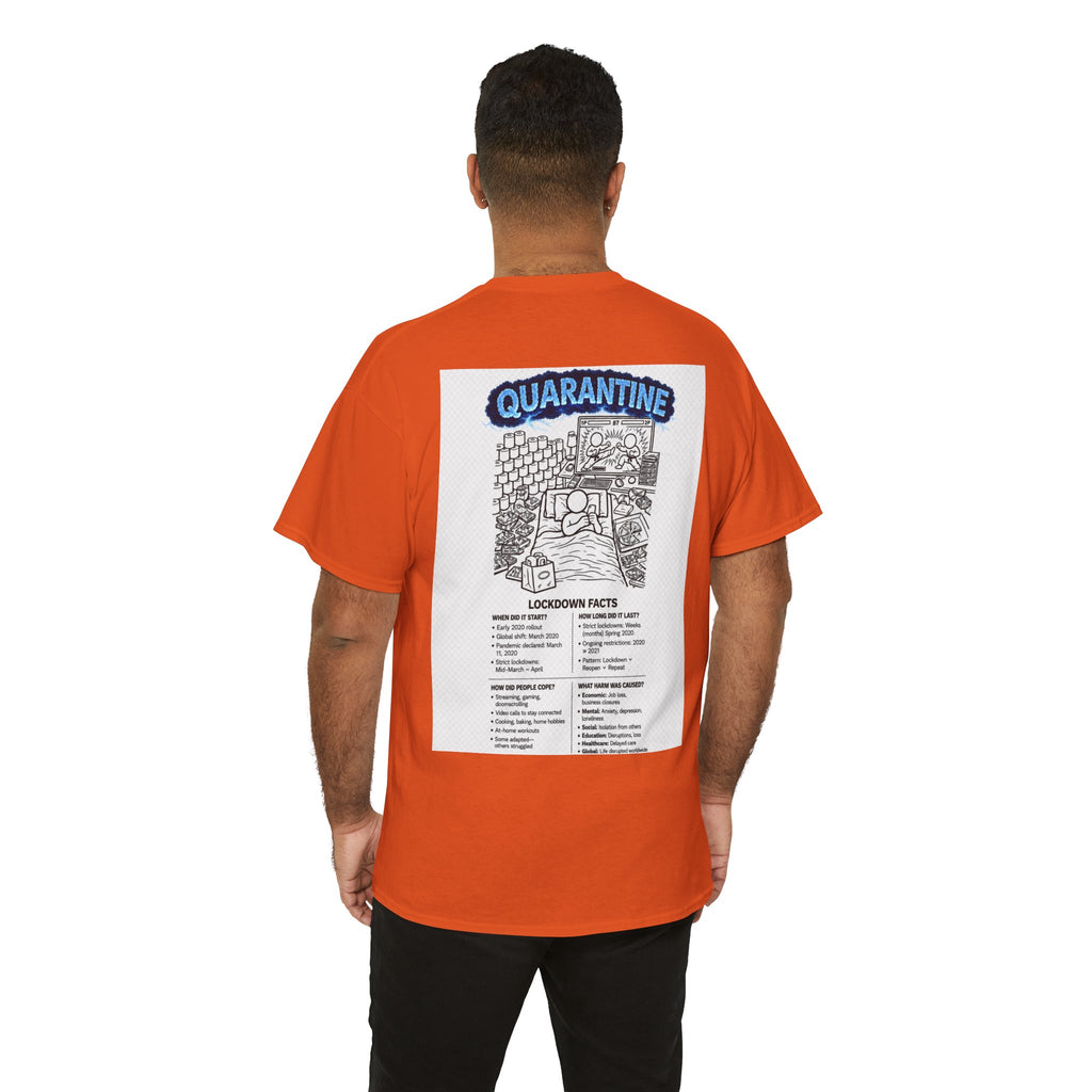 Copy of  I Survived 2020 — S3:E1 "Quarantine" | Lockdown Edition Documentary Unisex Heavy Cotton Tee