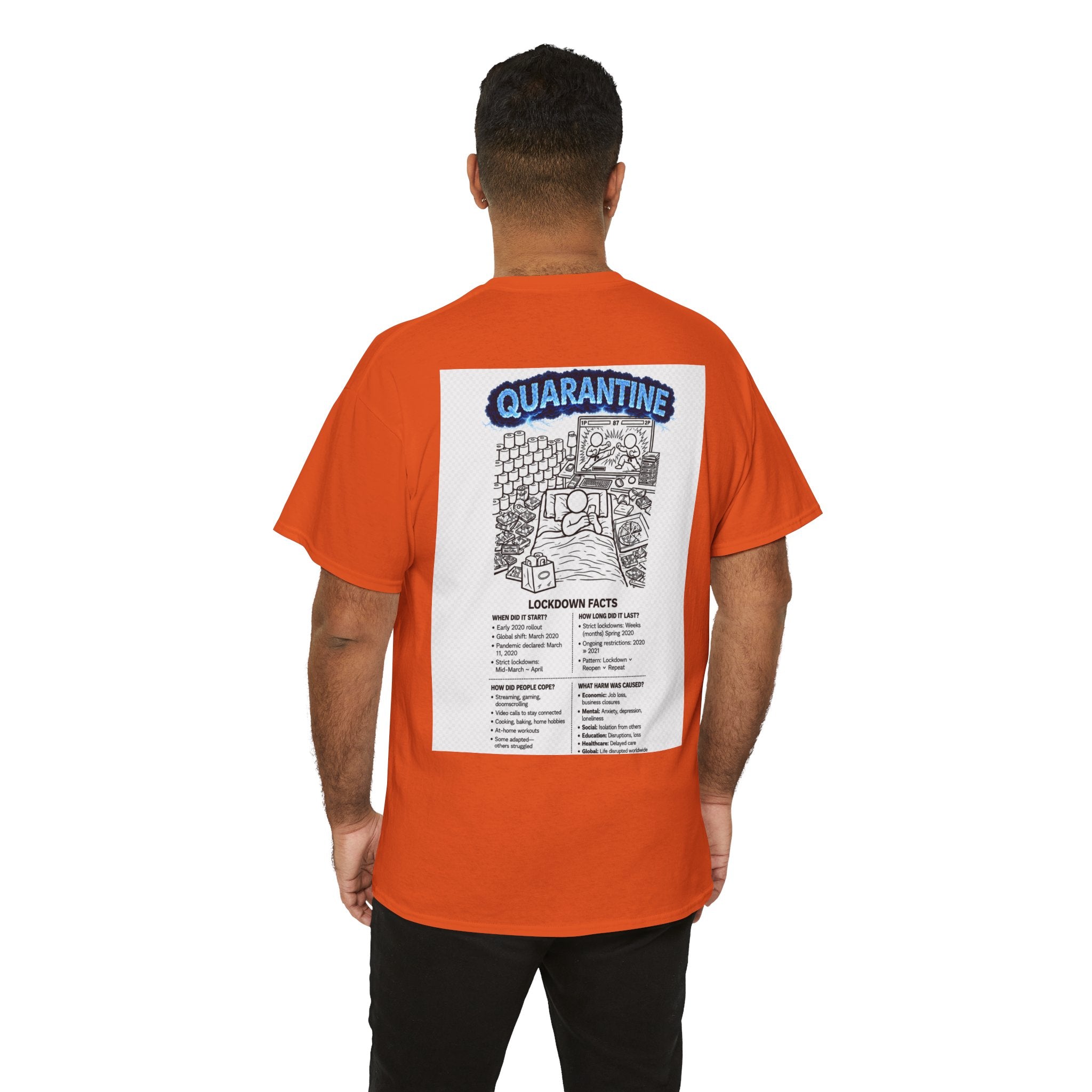 Copy of  I Survived 2020 — S3:E1 "Quarantine" | Lockdown Edition Documentary Unisex Heavy Cotton Tee