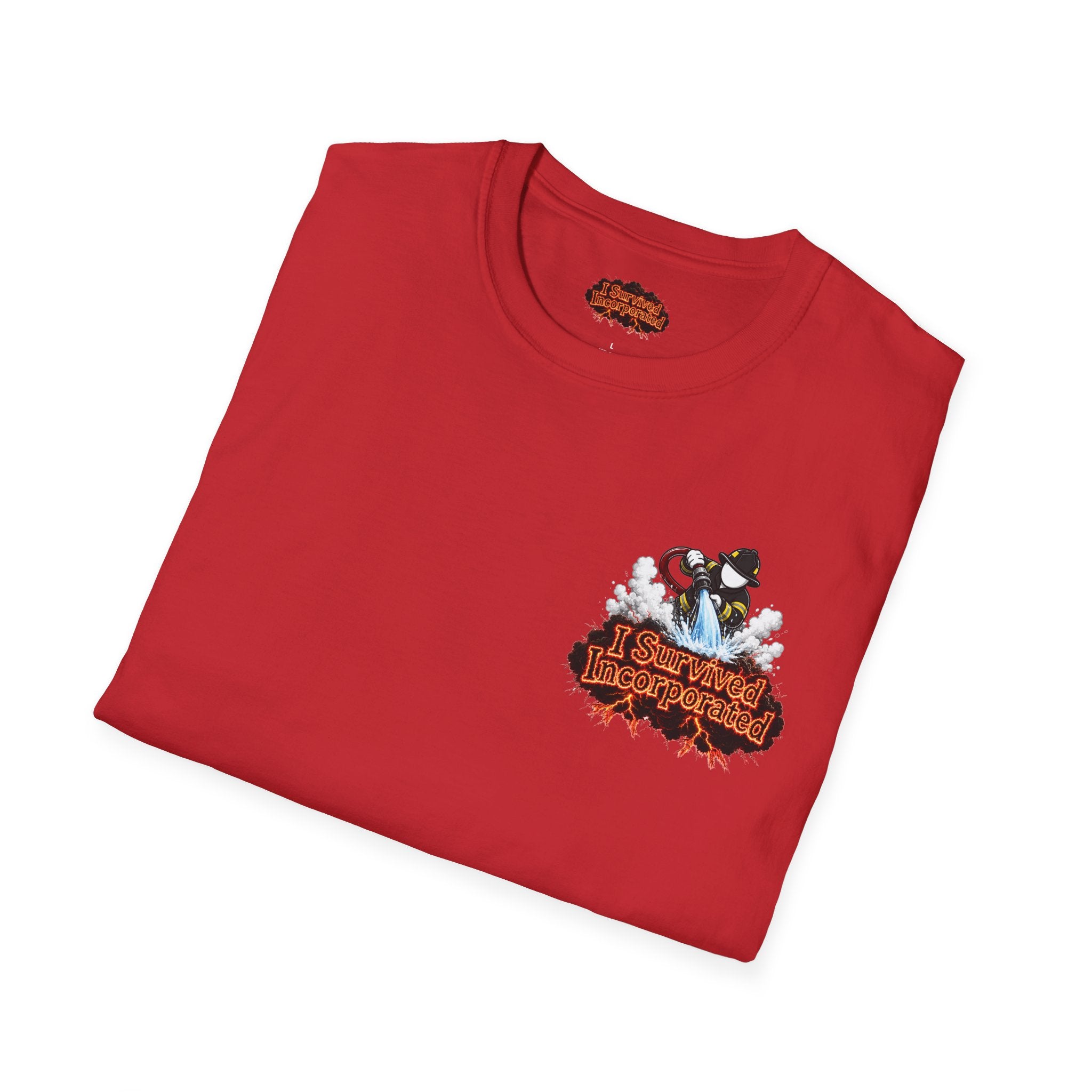 I Survived 2020 — "Please Stand By" Test Pattern Tee Wildfire Signal Edition Summer Premiere Unisex Softstyle T-Shirt