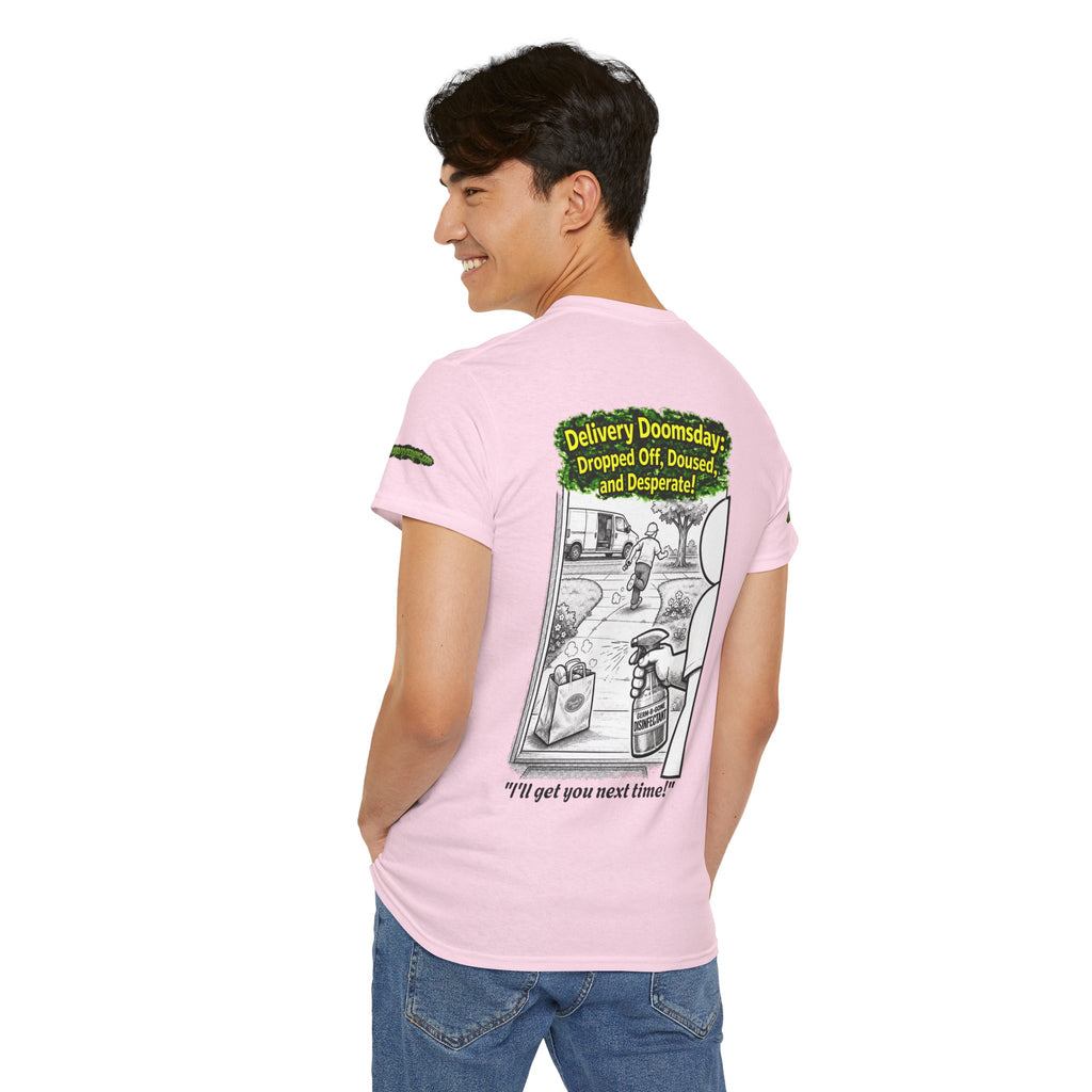 Sobreviví al 2020 — T1:E5 "El día del juicio final de las entregas" | Camiseta unisex de algodón pesado (Edición Pandemia) (EDICIÓN ESPECIAL)