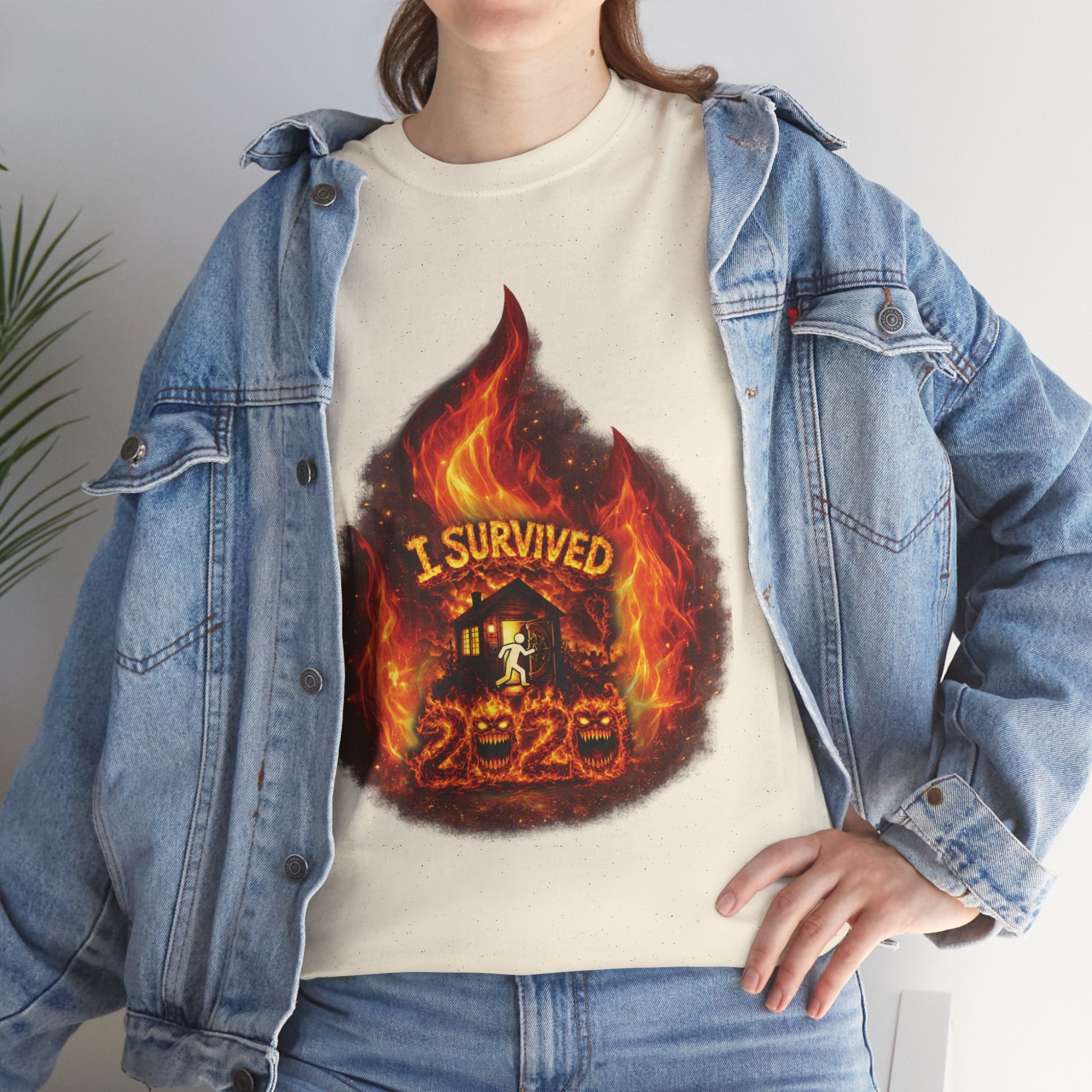 I Survived 2020 — Director's Cut S2:E4 "Western U.S. Wildfire Season" | Mid-Season Finale Pt. 1 | Wildfire Edition Memorial Unisex Heavy Cotton Tee (SPECIAL EDITION)