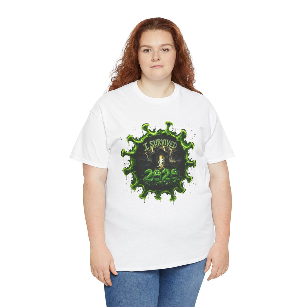 I Survived 2020 — Director's Cut S1:E3 "The Jab!" | Pandemic Edition Unisex Heavy Cotton Tee