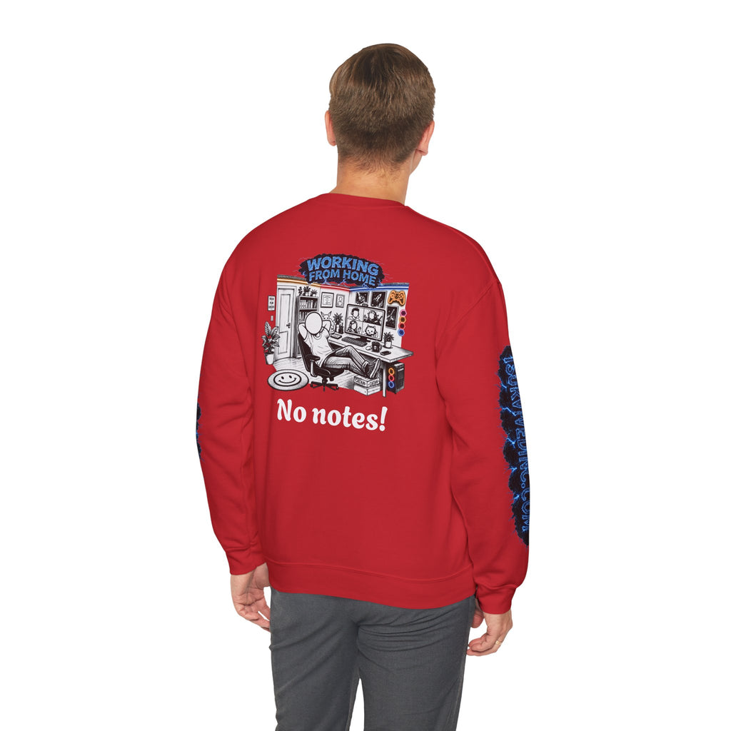 I Survived 2020 — LOCKDOWN S3:E4: "Working From Home" Unisex Heavy Blend™ Crewneck Sweatshirt